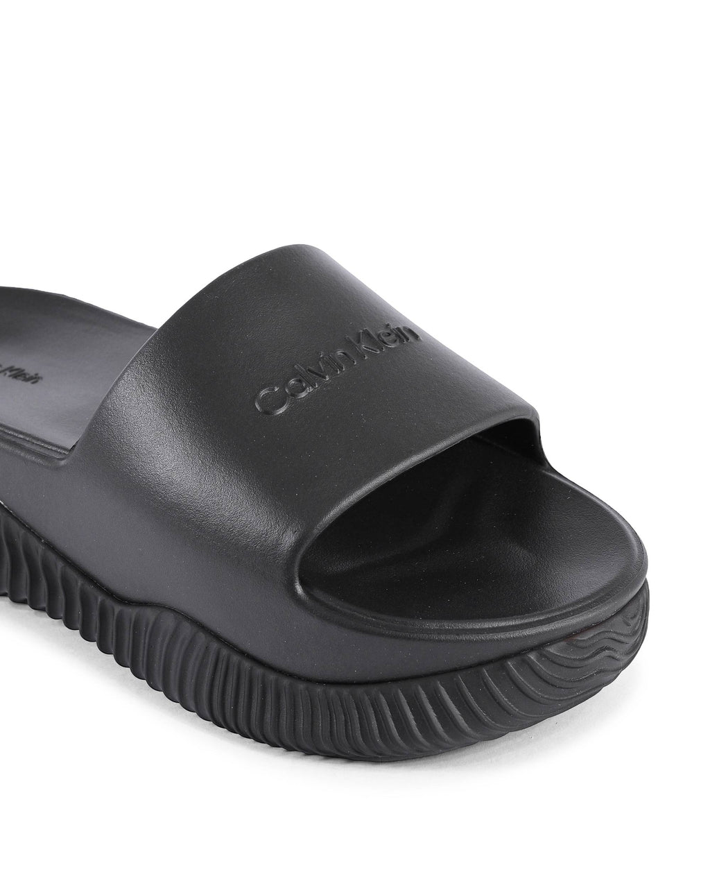 Chanclas Calvin Klein para mujer negras HW0HW01973BEH
