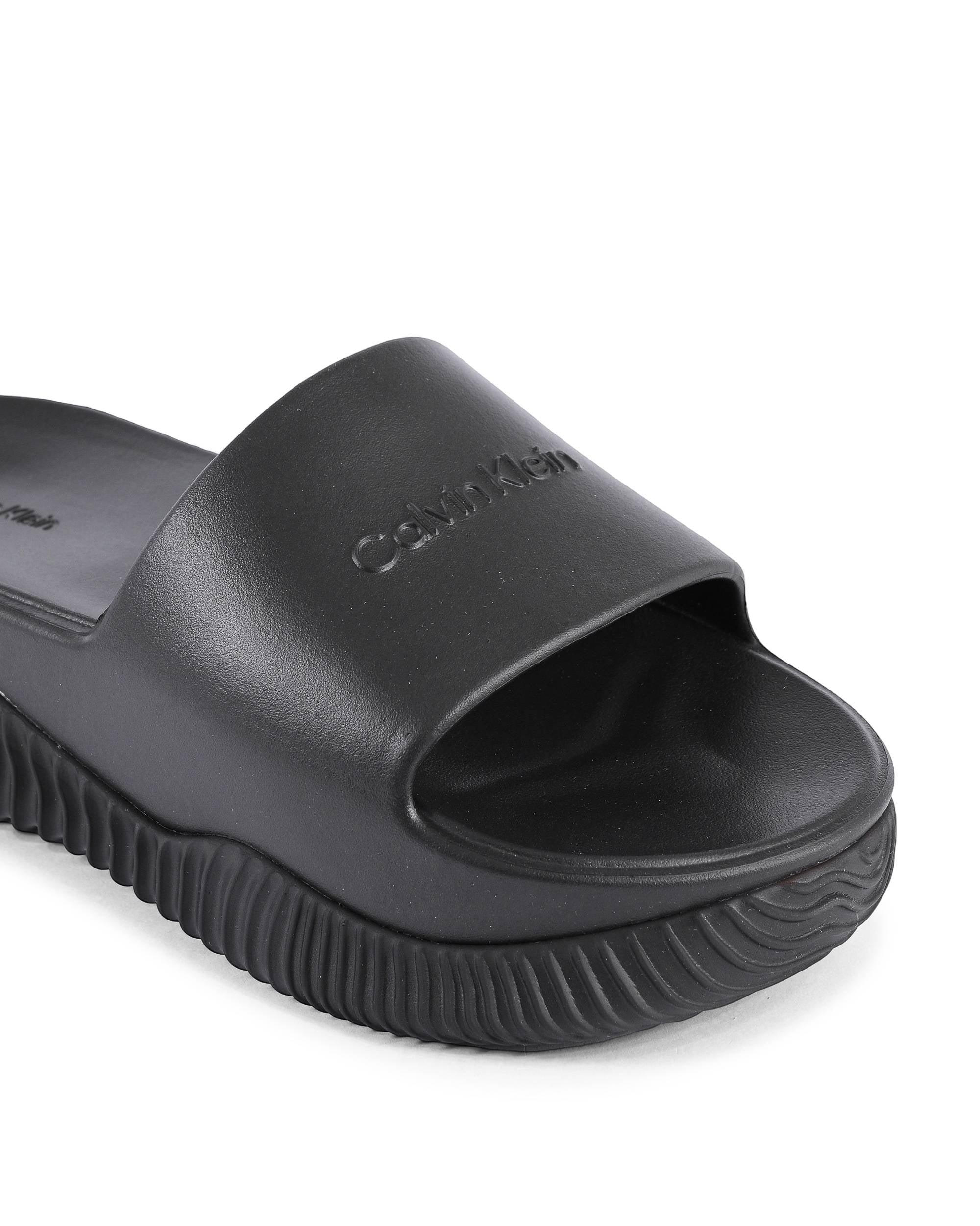 Chanclas Calvin Klein para mujer negras HW0HW01973BEH