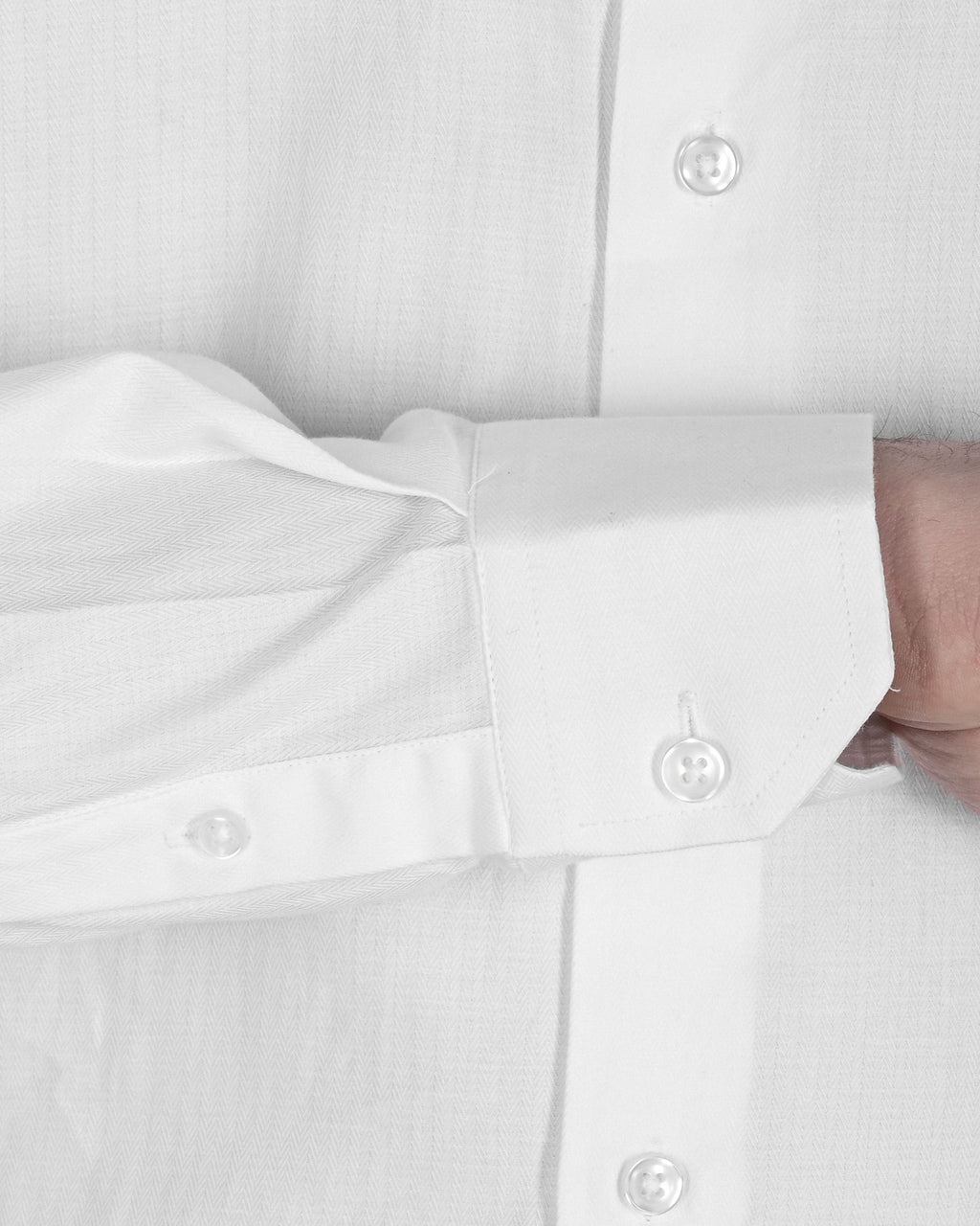 Camisa italiana para hombre 19V69 BRANDON WHITE