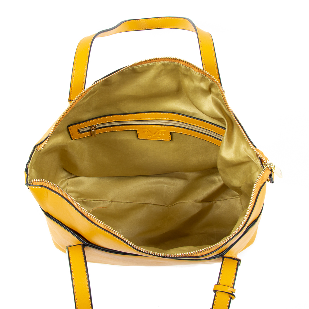 Bolso de mano para mujer V 1969 Italia marrón GIULIA