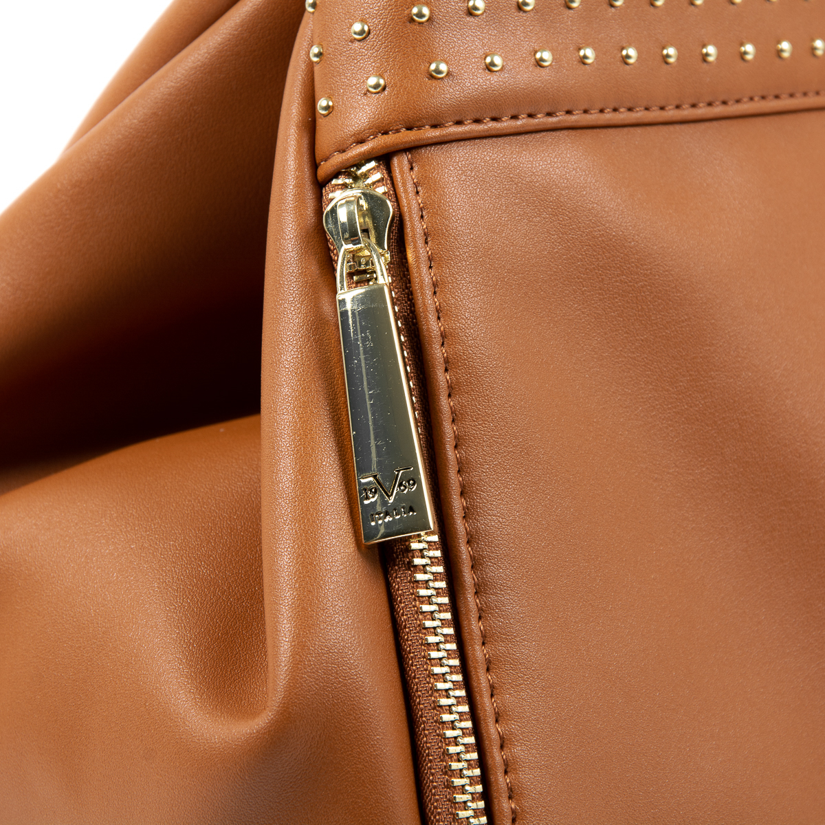 Bolso de mano para mujer V 1969 Italia marrón OLIVIA
