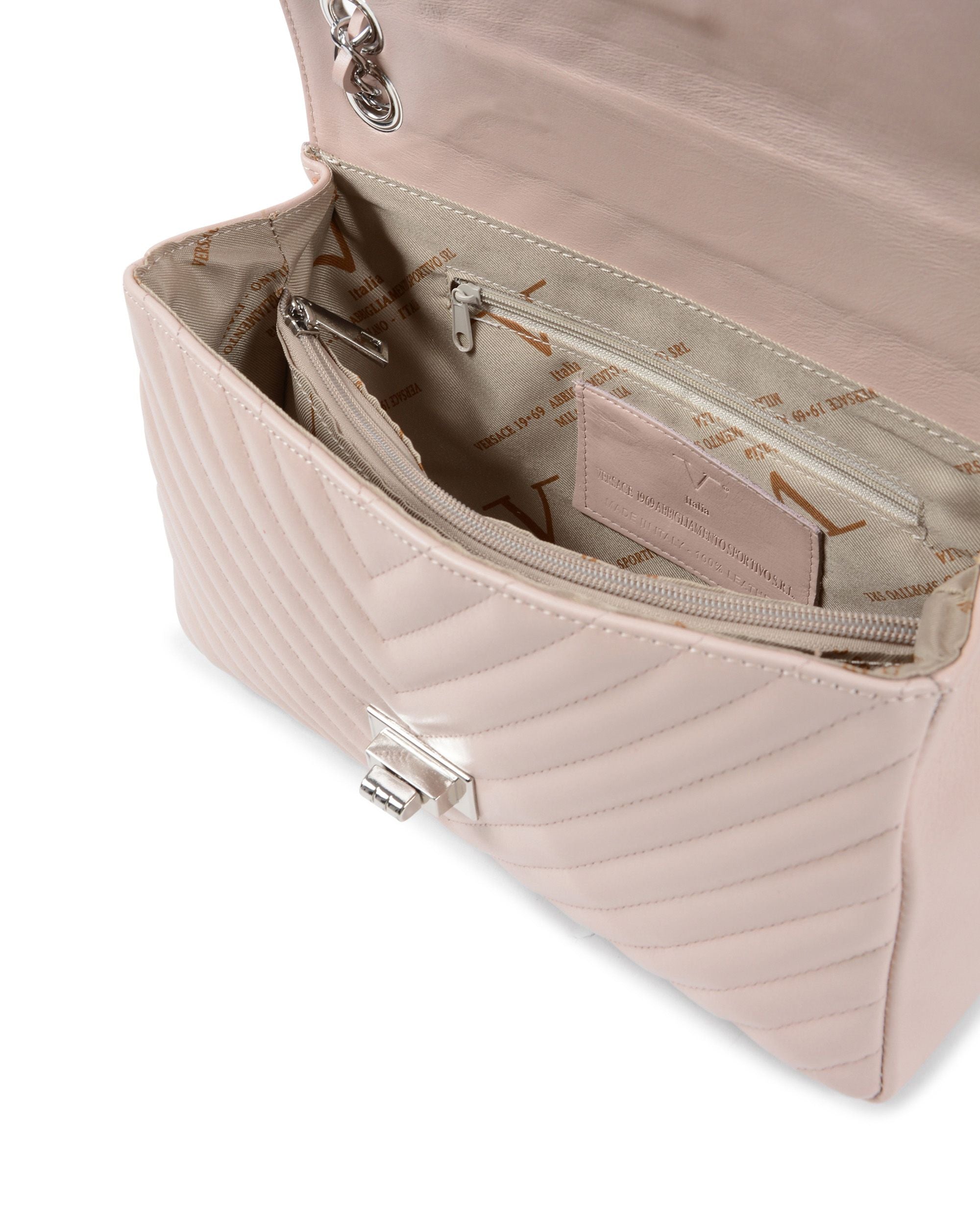 V Italia Womens Handbag Nude V0116 KID NUDE