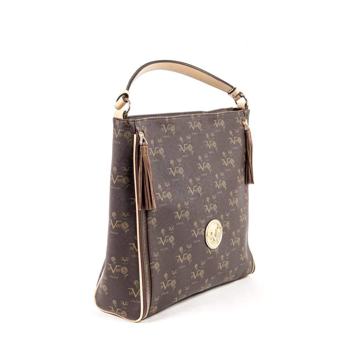 Bolso de mano para mujer V 1969 Italia V1969005 CAFÉ