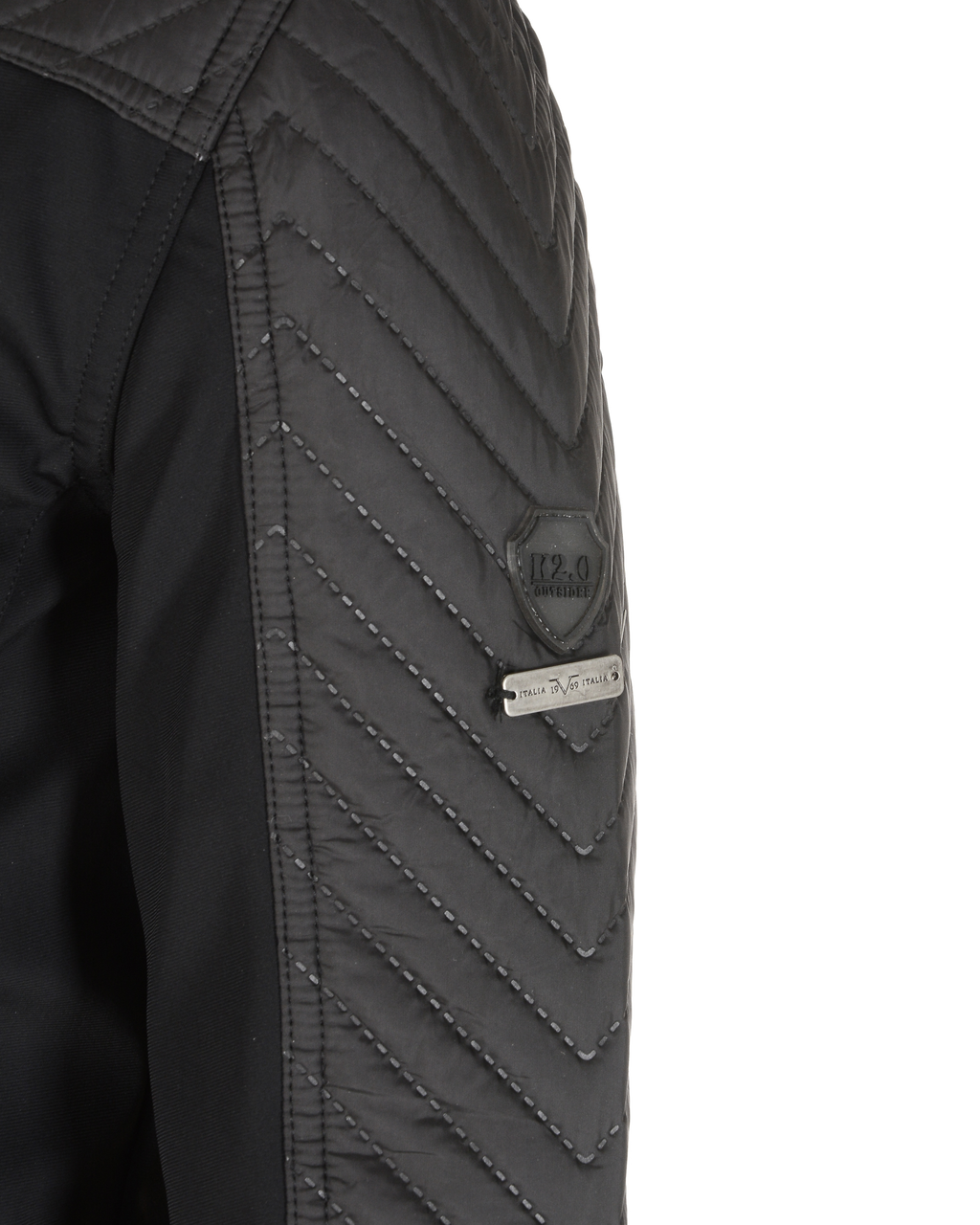 19V69 Italia Chaqueta de hombre negra NICOLAS BLACK