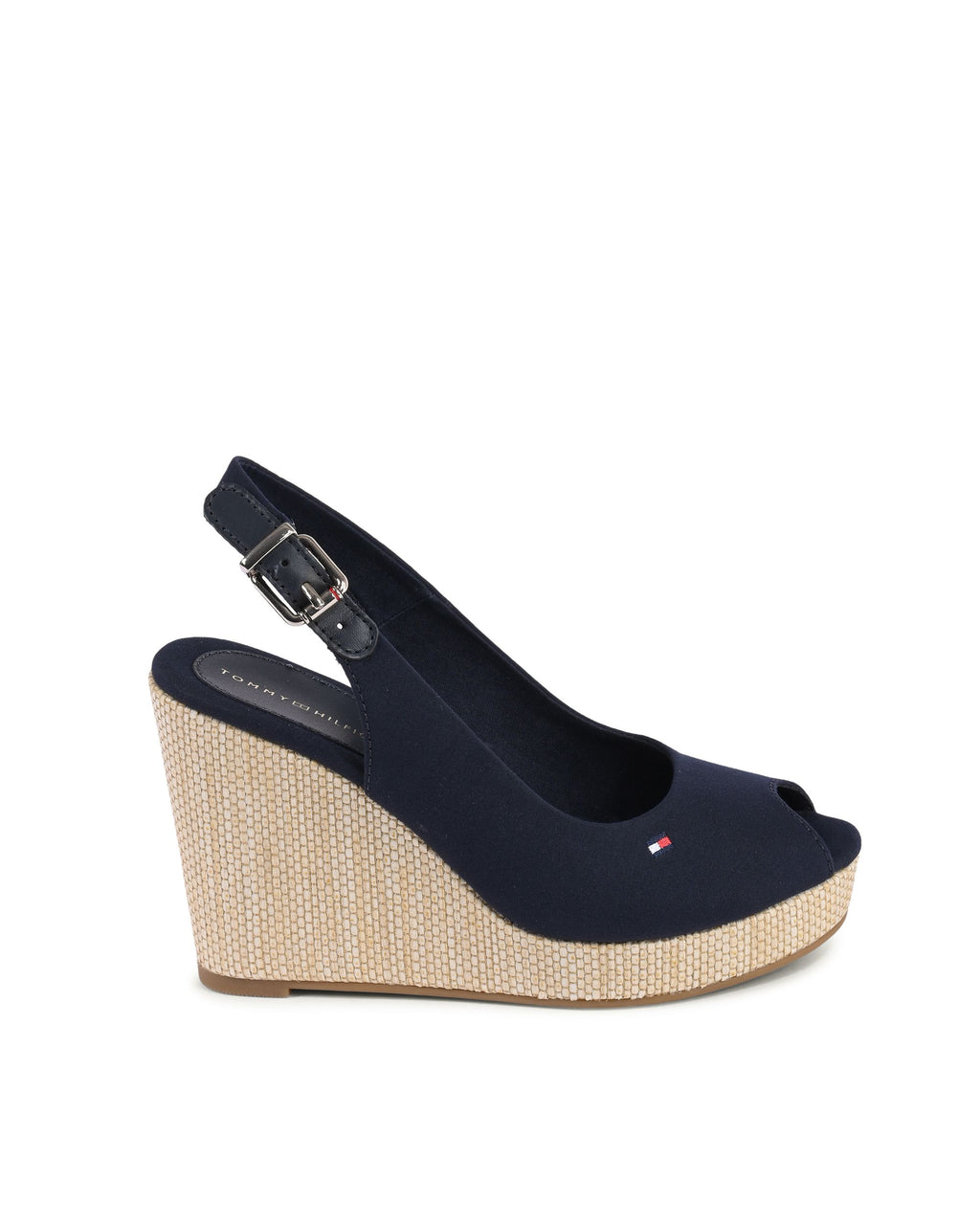Tommy Hilfiger - Sandalias de cuña para mujer, color azul, FW0FW04789DW6