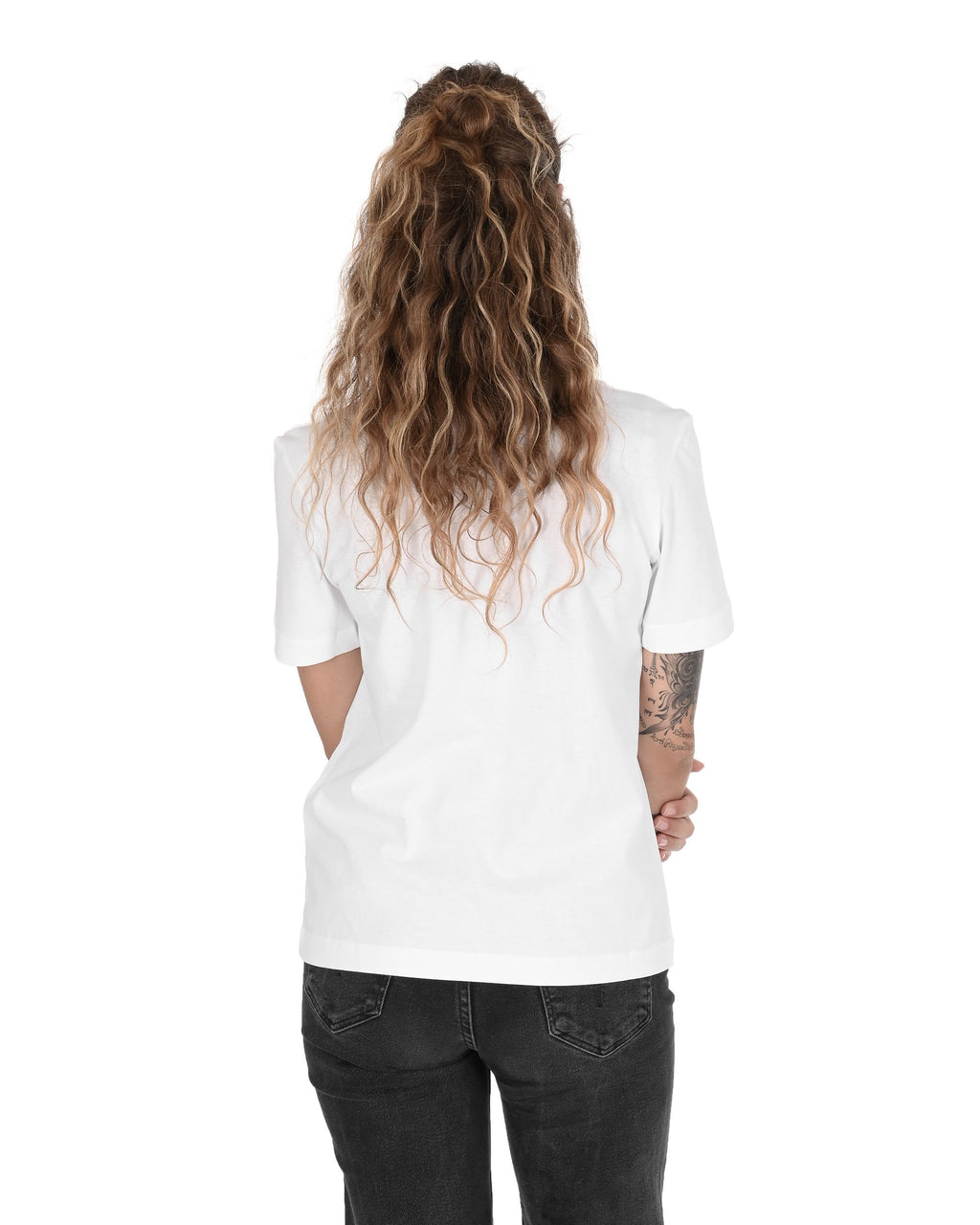 Camiseta de mujer Love Moschino W 4 H06 18 M 3876 A00 BLANCO ÓPTICO