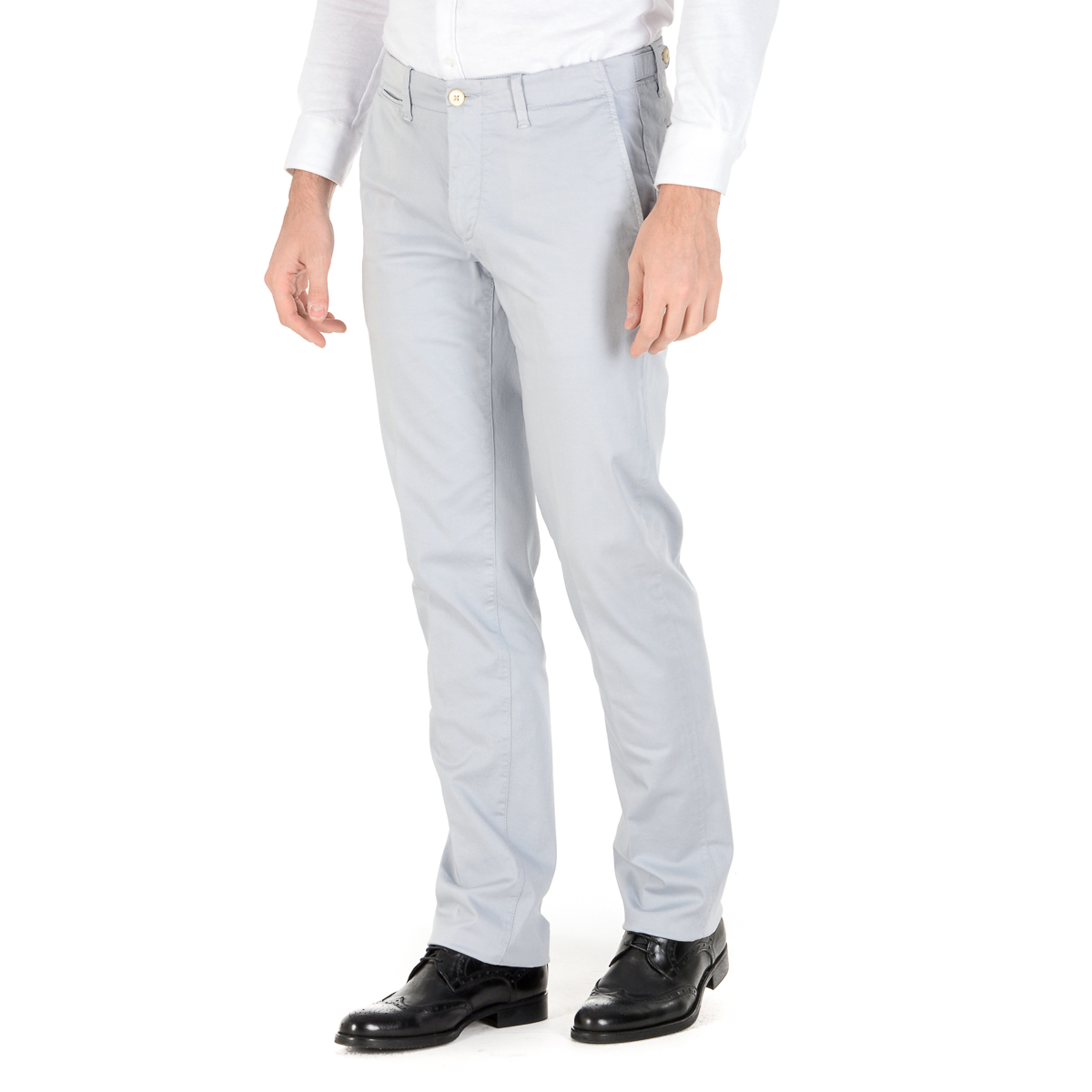 Pantalones Corneliani para hombre gris claro
