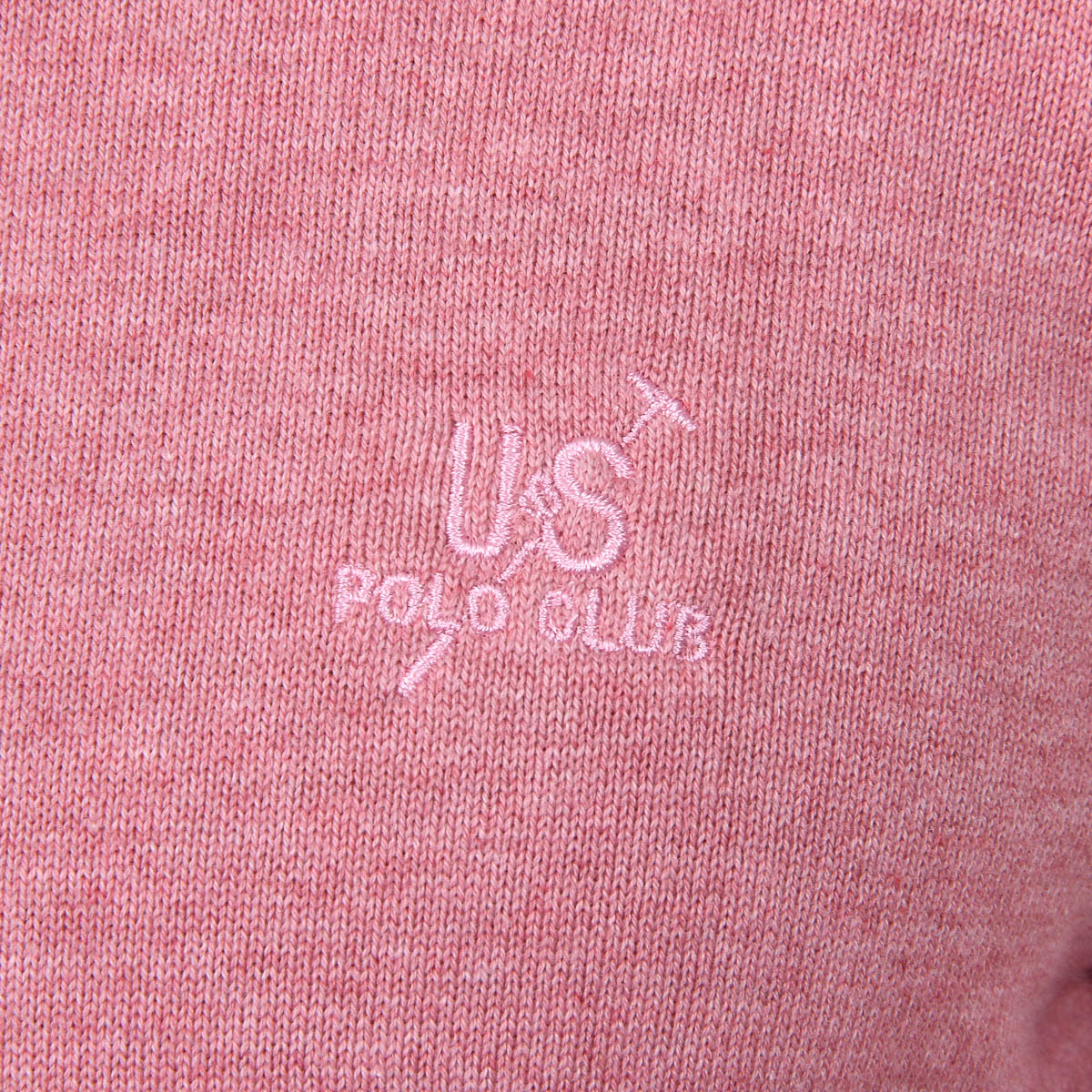 Suéter de hombre Ufford & Suffolk Polo Club de manga larga y cuello redondo PULLRUS100 ROSA
