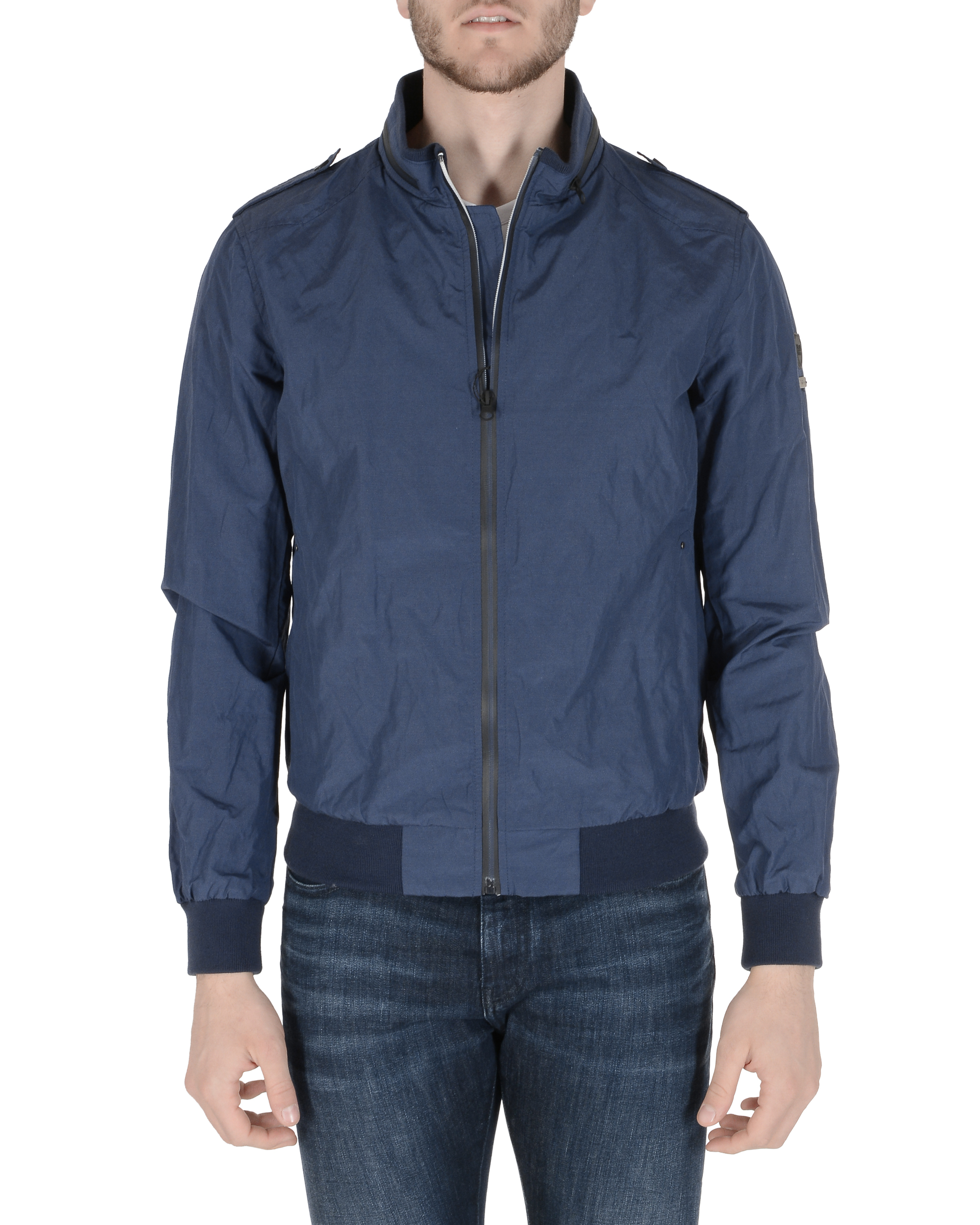 19V69 Italia Chaqueta para hombre Azul Marino ROBERT AZUL MARINO