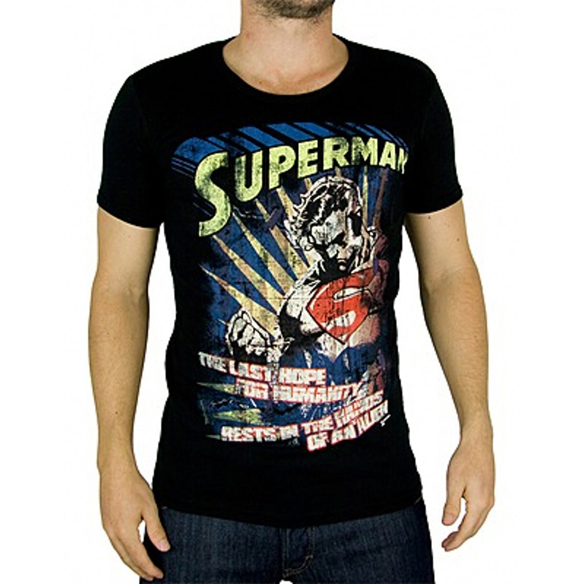 Camiseta de hombre de Marvel Comics Superman