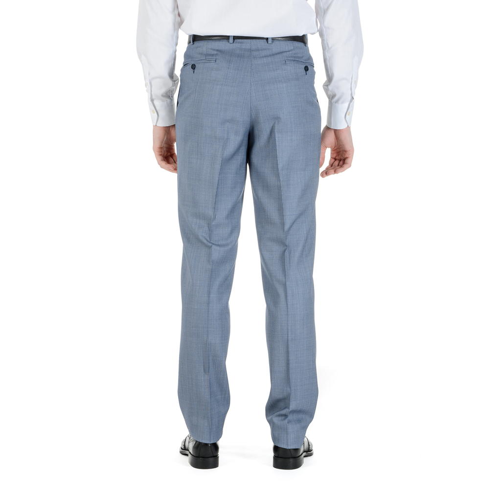 Canali Mens Suit Long Sleeves Light Blue
