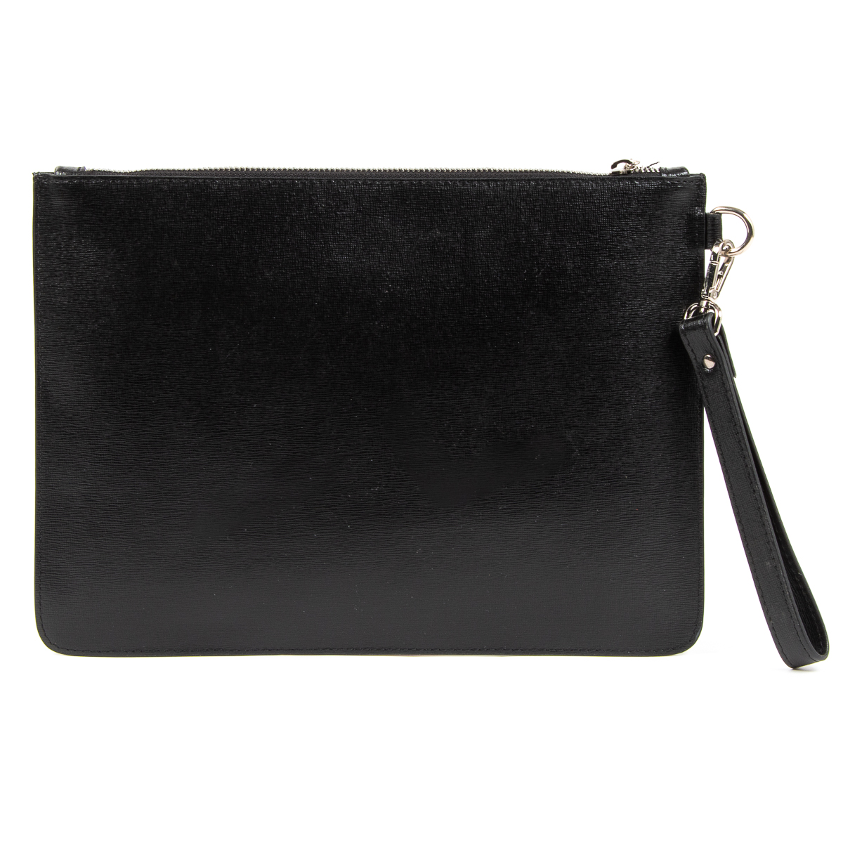 Bolso de mano para mujer V 1969 Italia, color negro y lima