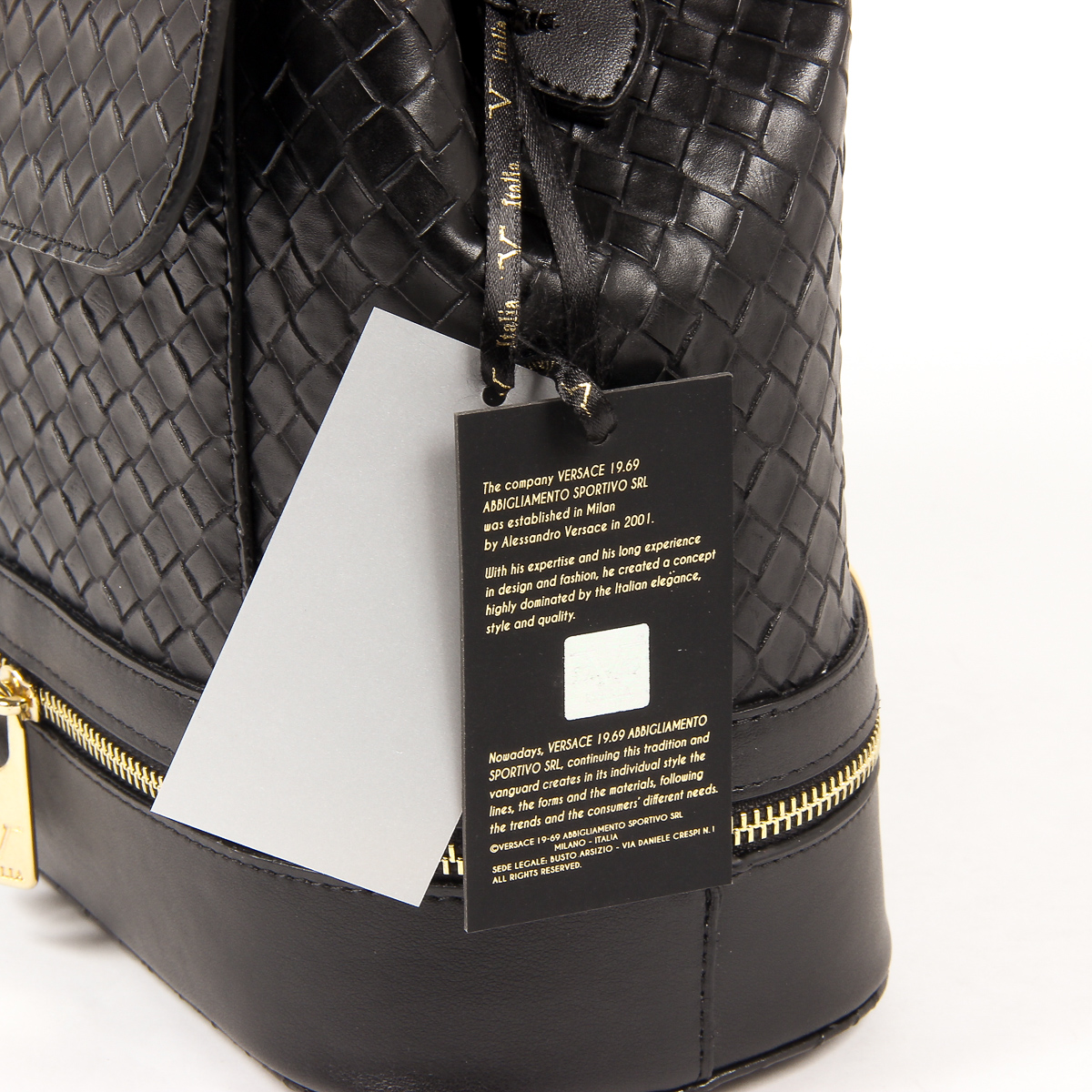 V 1969 Italia Womens Backpack Black STEFY
