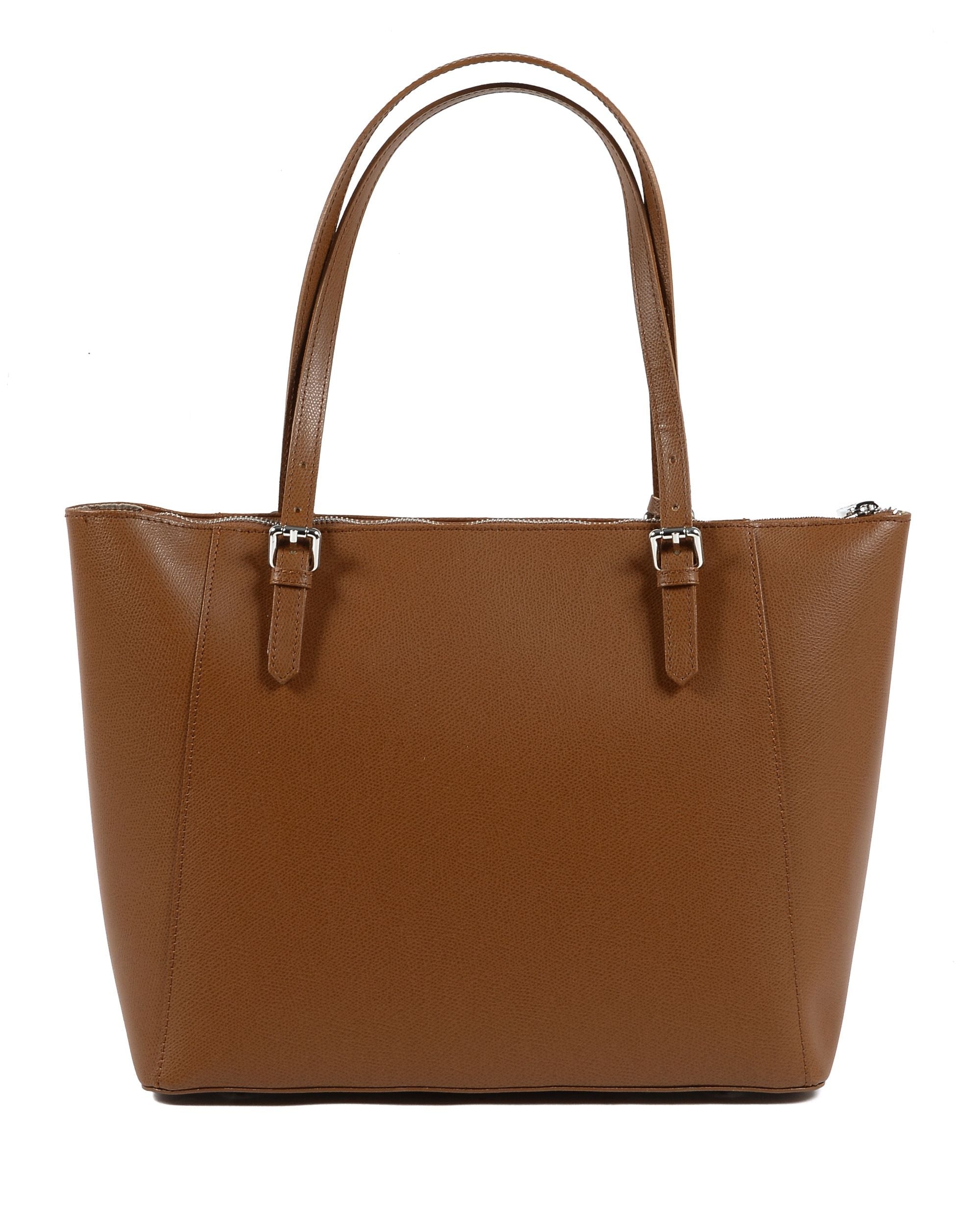 Bolso De Hombro Mujer V Italia Bronceado V09 PALMELLATO CUOIO
