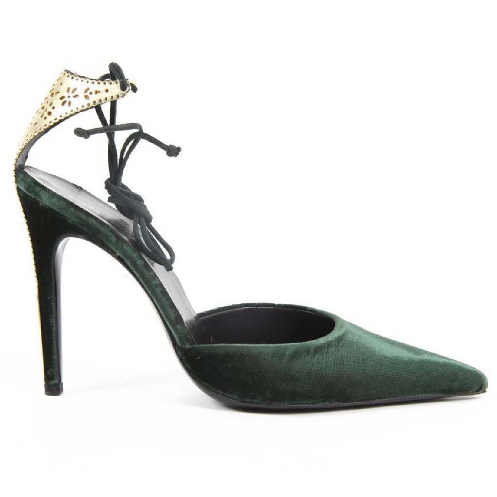Sandalia para mujer Alexandra Neel 6202 TERCIOPELO OLIVA