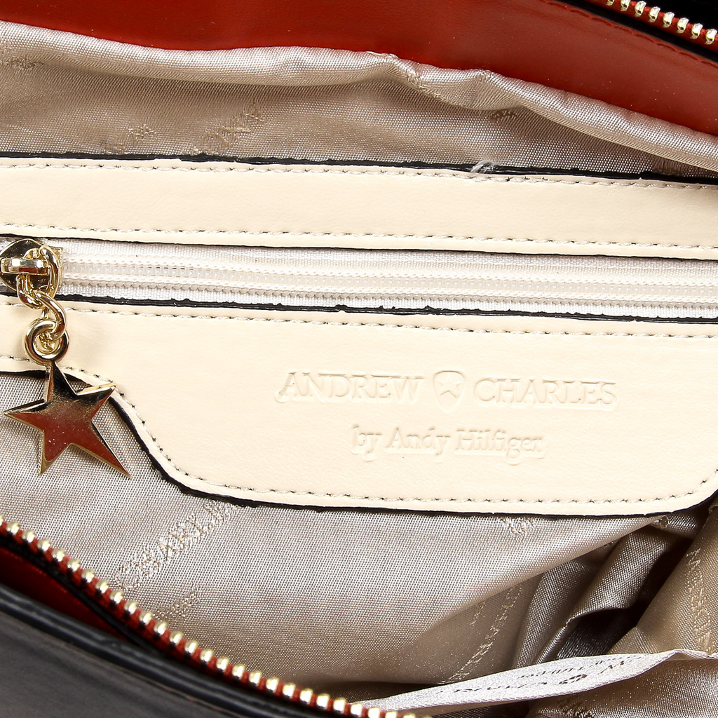 Andrew Charles Womens Handbag Beige HOPE