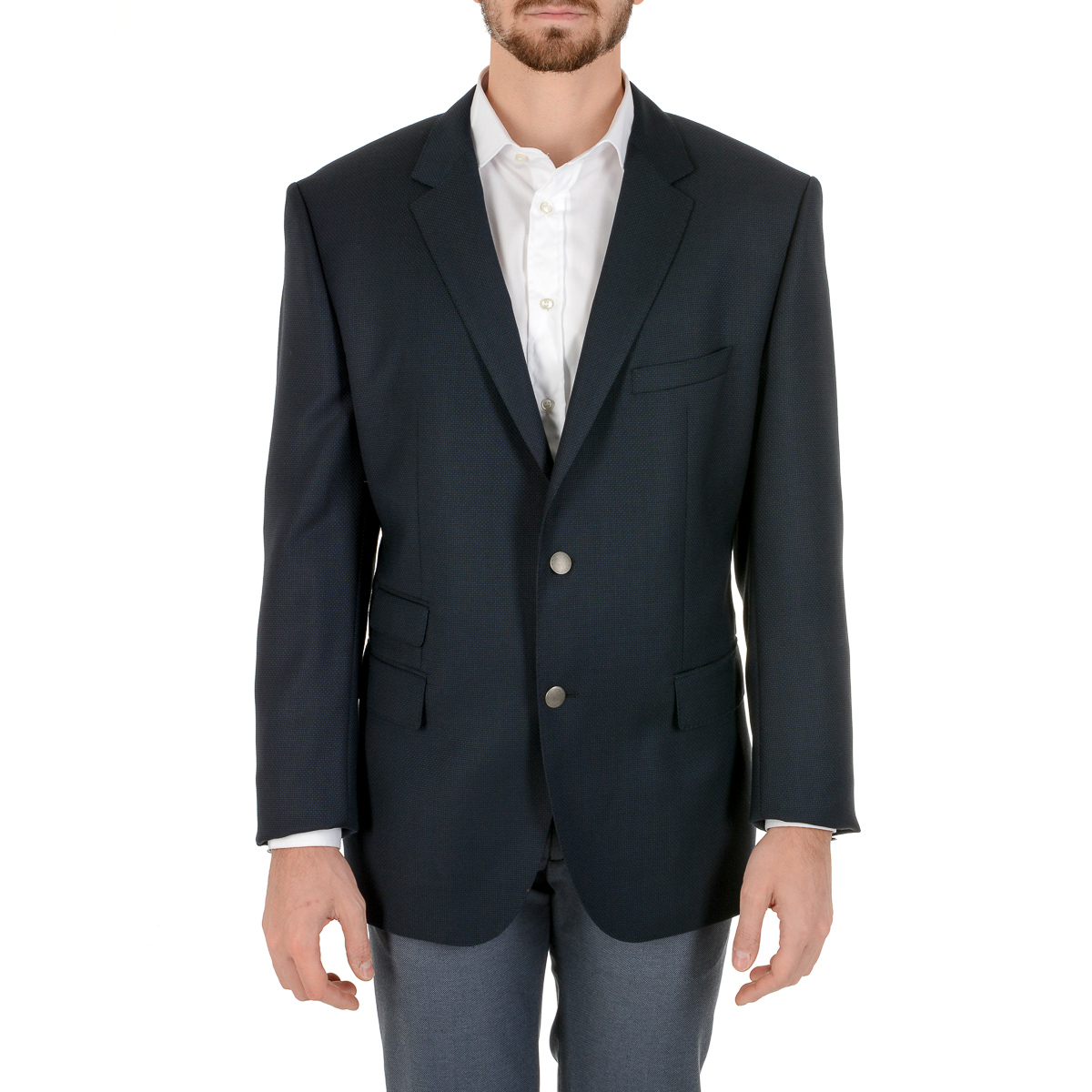 Chaqueta Hugo Boss para hombre de manga larga azul oscuro JET