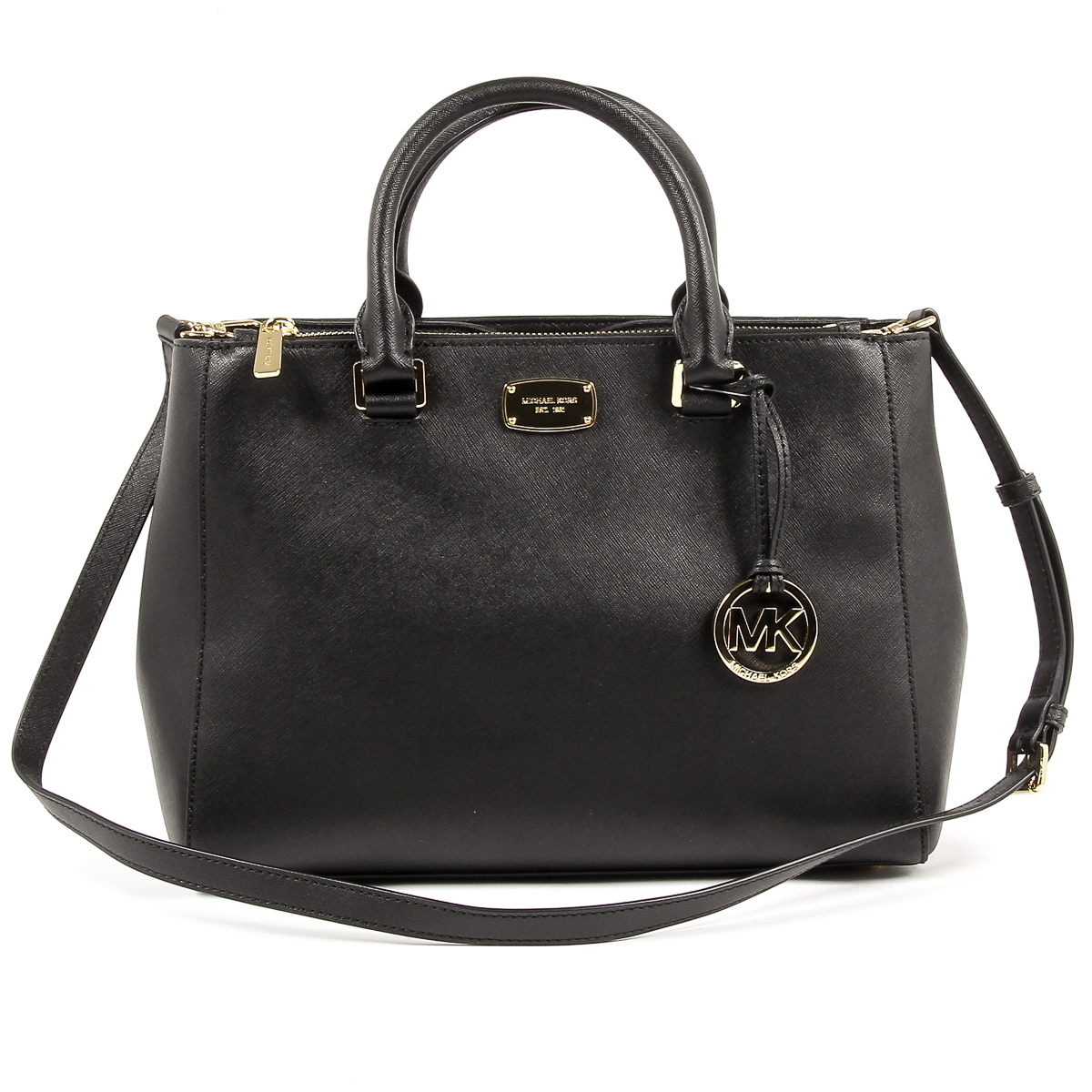 Michael Kors Womens Handbag KELLEN 35S6GS0T2L BLACK
