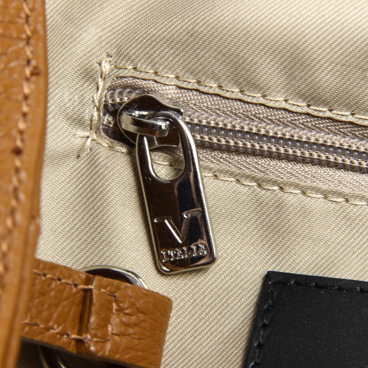 V 1969 Italia Bolso de mano de mujer V012-S DOLLARO CUOIO