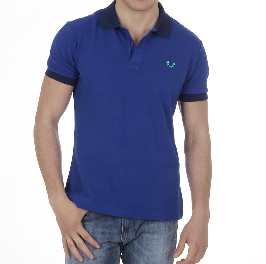 Polo Fred Perry para hombre azul 30102252 V0039