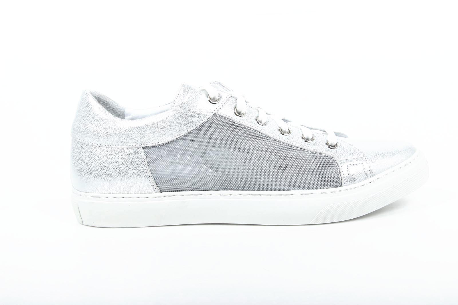 V 1969 Italia Zapatillas de mujer B2198 LUMIER TUL PLATA ARG. 501