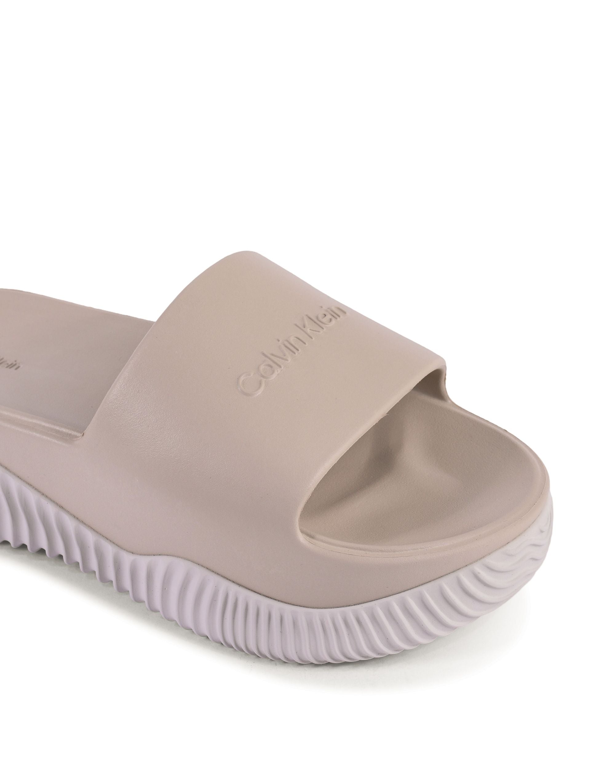Chanclas Calvin Klein para mujer, color gris, HW0HW01973PB1