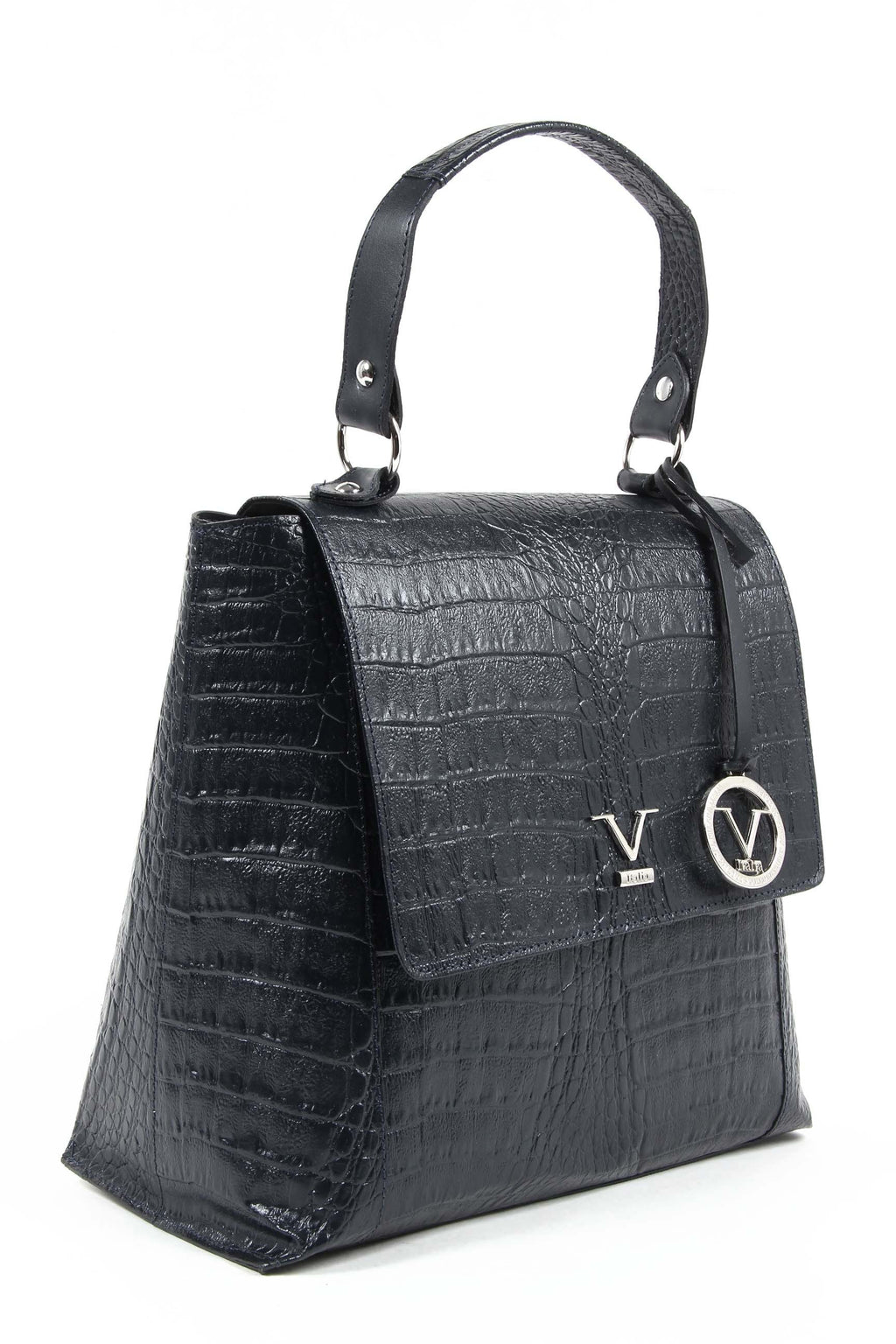 Bolso de mano para mujer V 1969 Italia ARC01 MOIRA COCCO BLUE