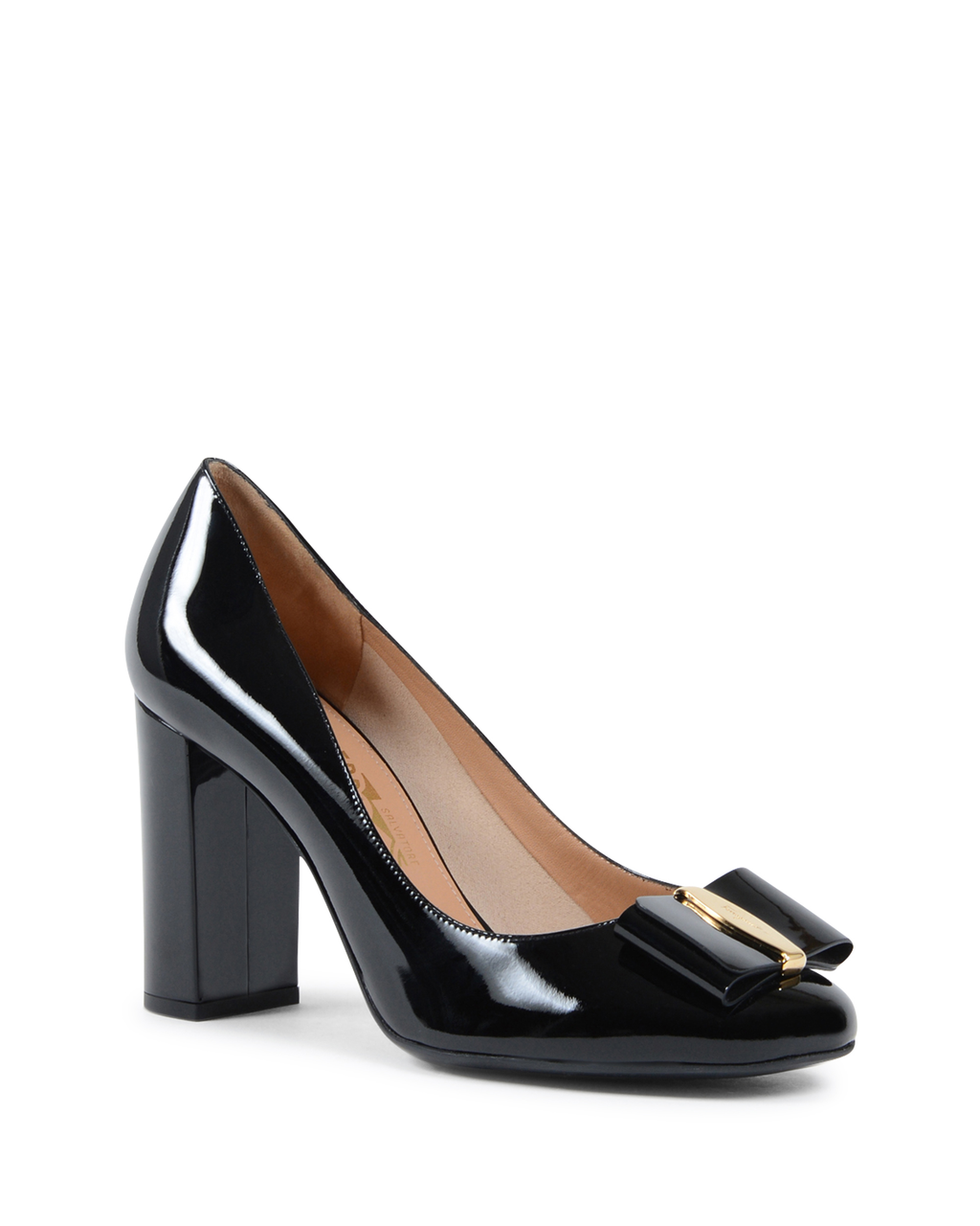 Zapatos de salón Salvatore Ferragamo para mujer, color negro, ELINDA 85