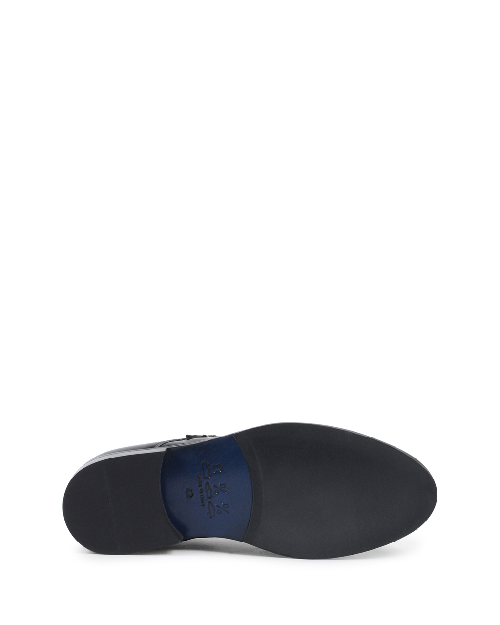 19V69 Italia - Zapato de doble hebilla para hombre, color negro, 1210 MP ABRASIVATO NERO