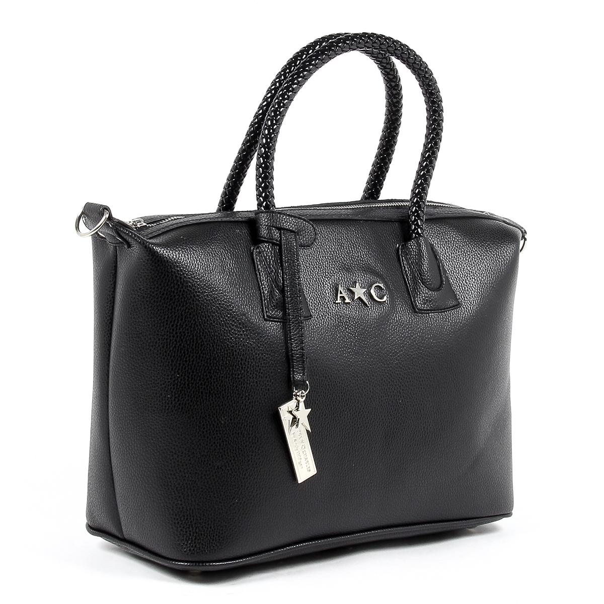 Bolso de mano para mujer Andrew Charles negro DARSEY