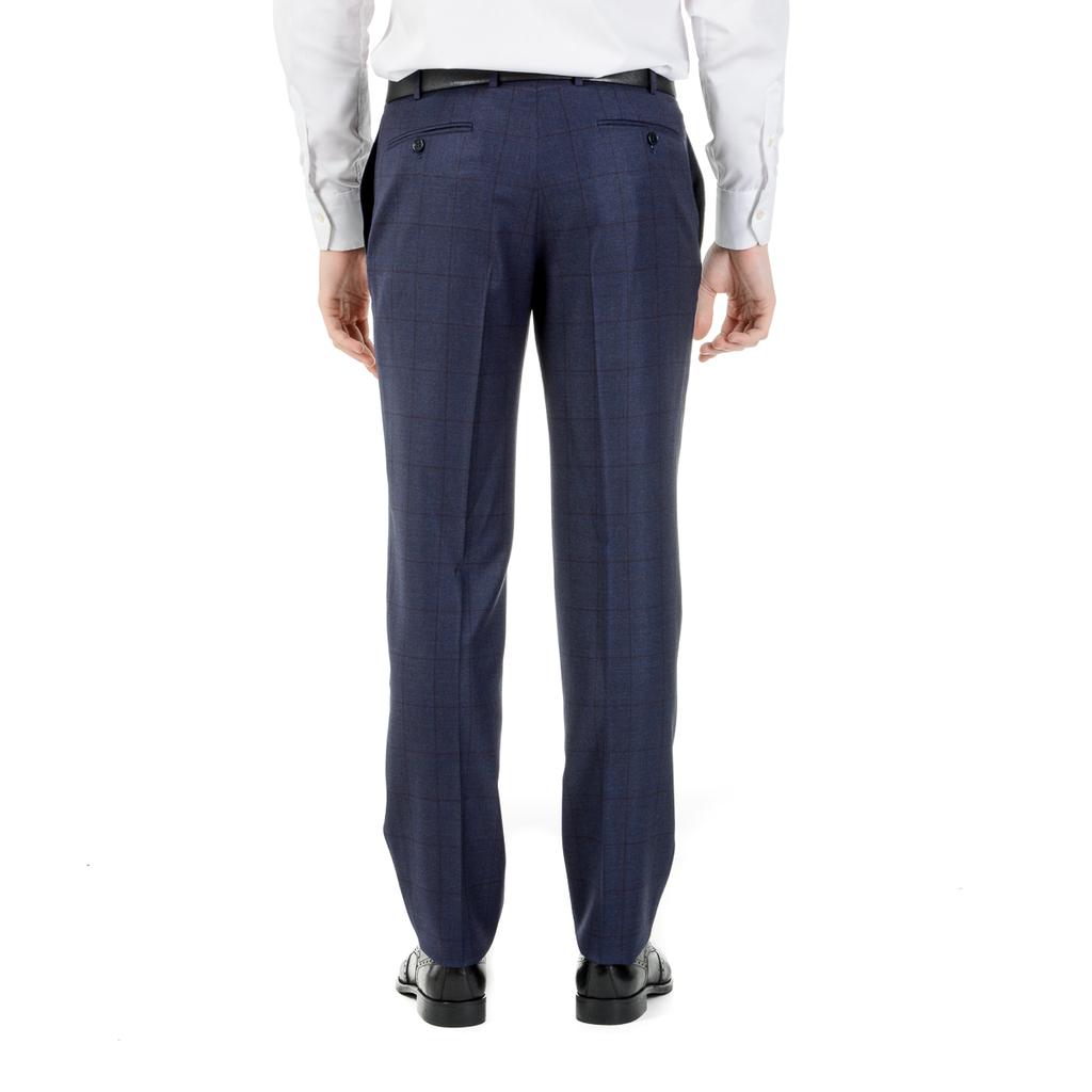 Canali Mens Suit Long Sleeves Dark Blue