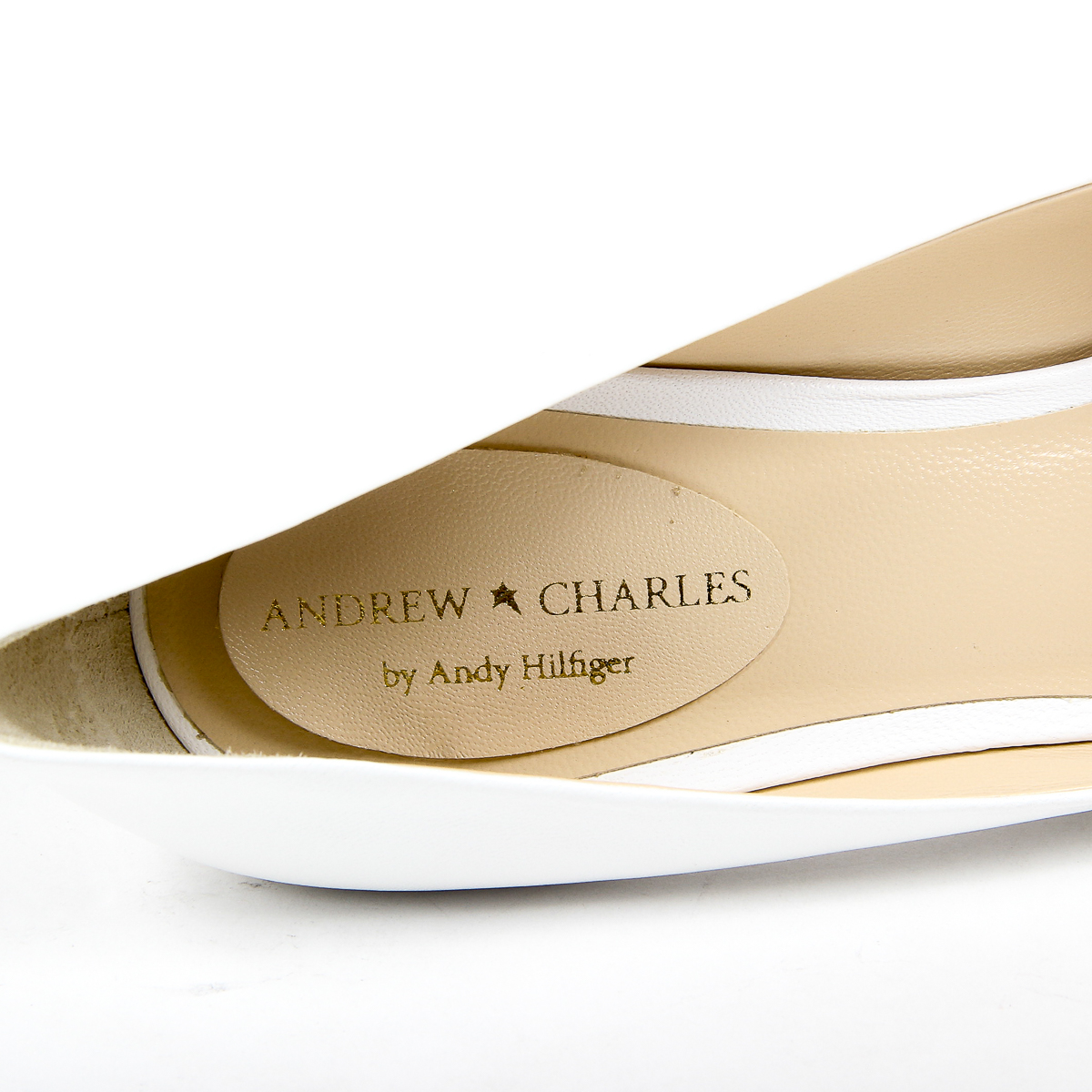 Andrew Charles Womens Pump White MIA
