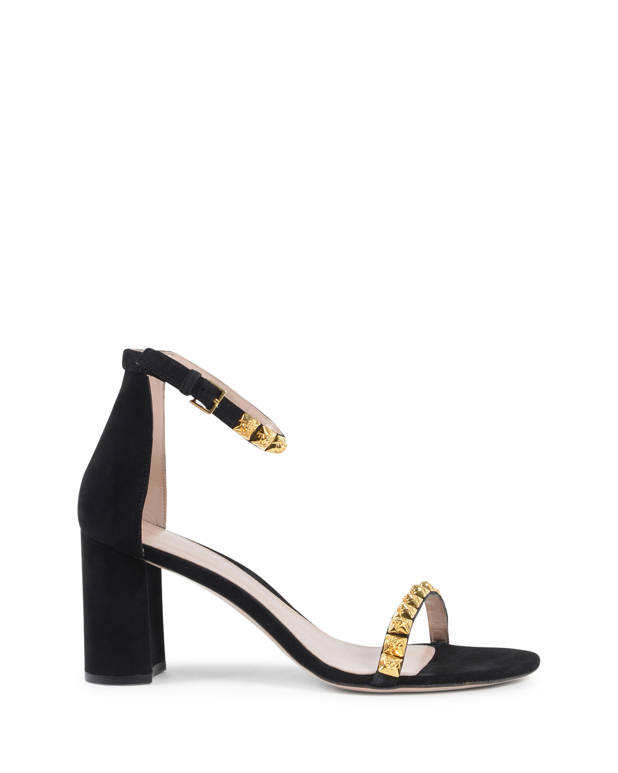 Stuart Weitzman Sandalia con tira al tobillo para mujer Negra ROSEMARIE