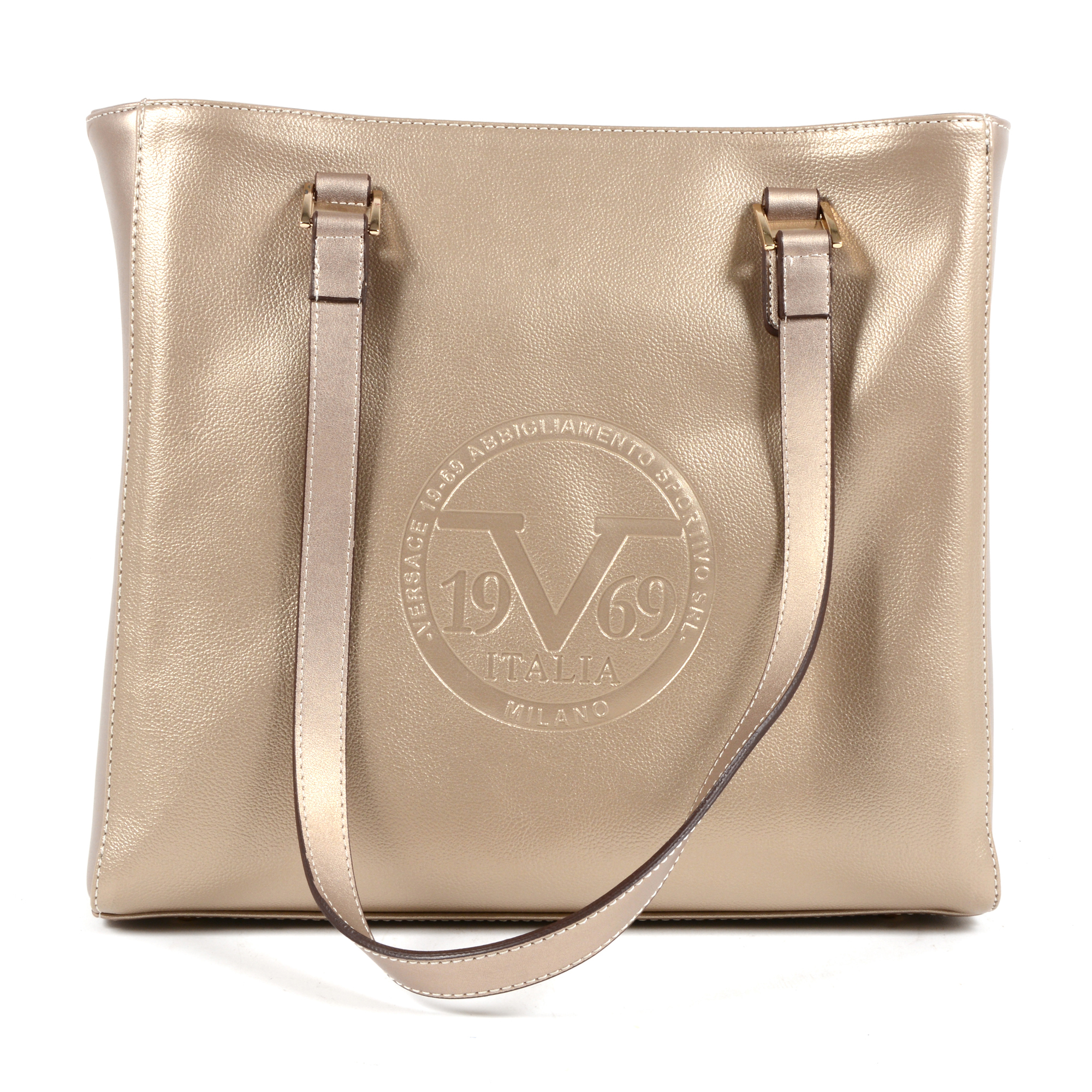 V 1969 Italia Womens Handbag Gold PORTO