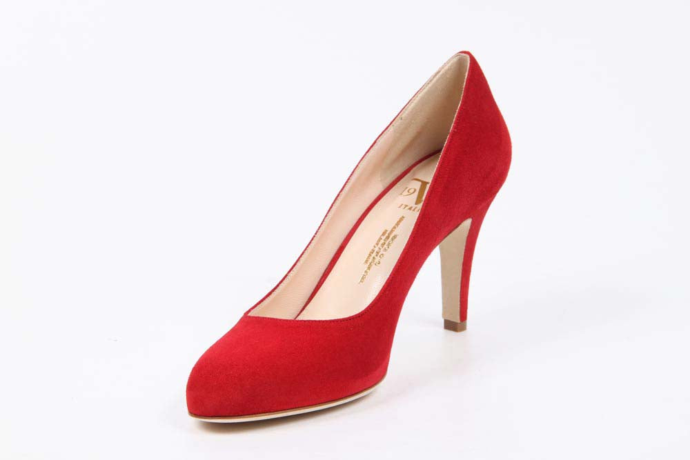 Zapatos de tacón Mujer V 1969 Italia 4665 GAE PECAM15RO CAMOSCIO ROSSO