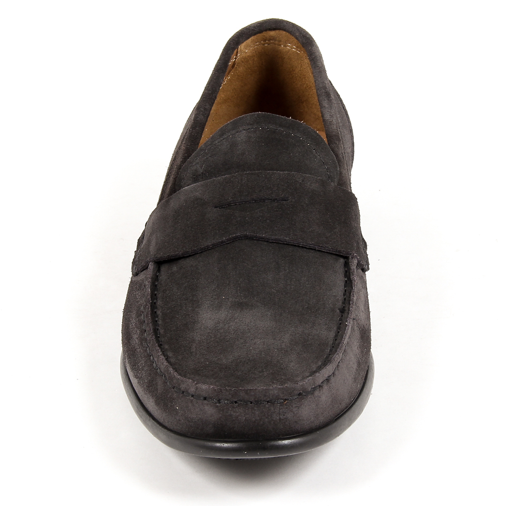 Mocasines V 1969 Italia para hombre, gris oscuro, LEONARDO