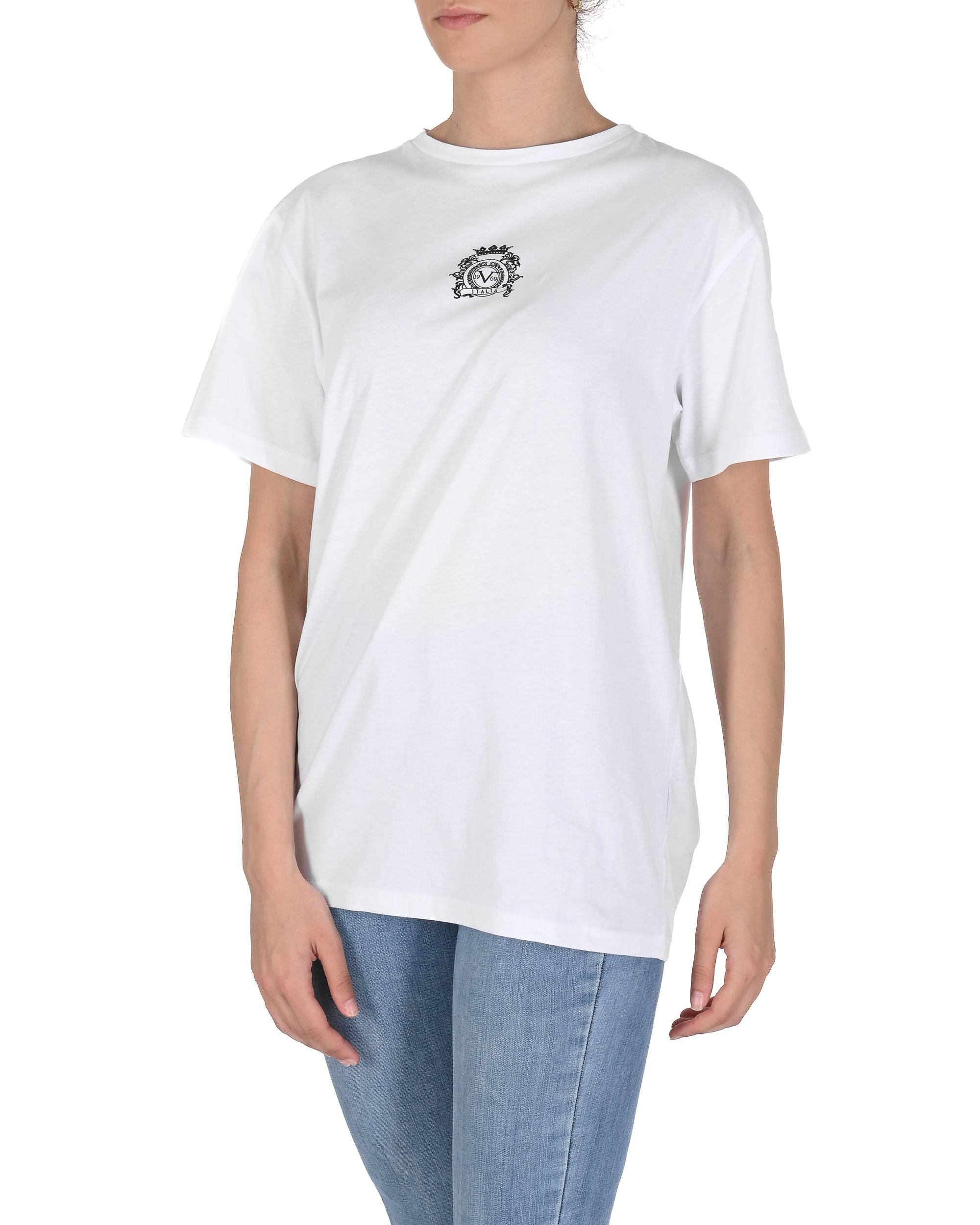 19V69 Italia Womens Long T-Shirt VSC1WTS02 WHITE