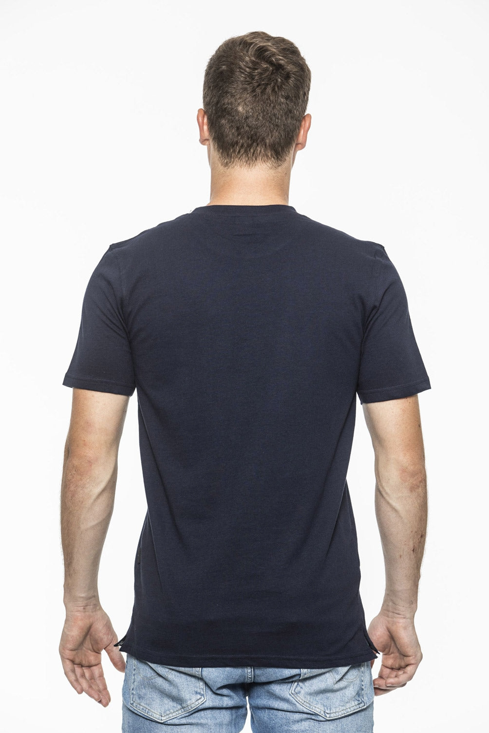 19V69 Italia Camiseta de hombre Azul IVAN AZUL MARINO