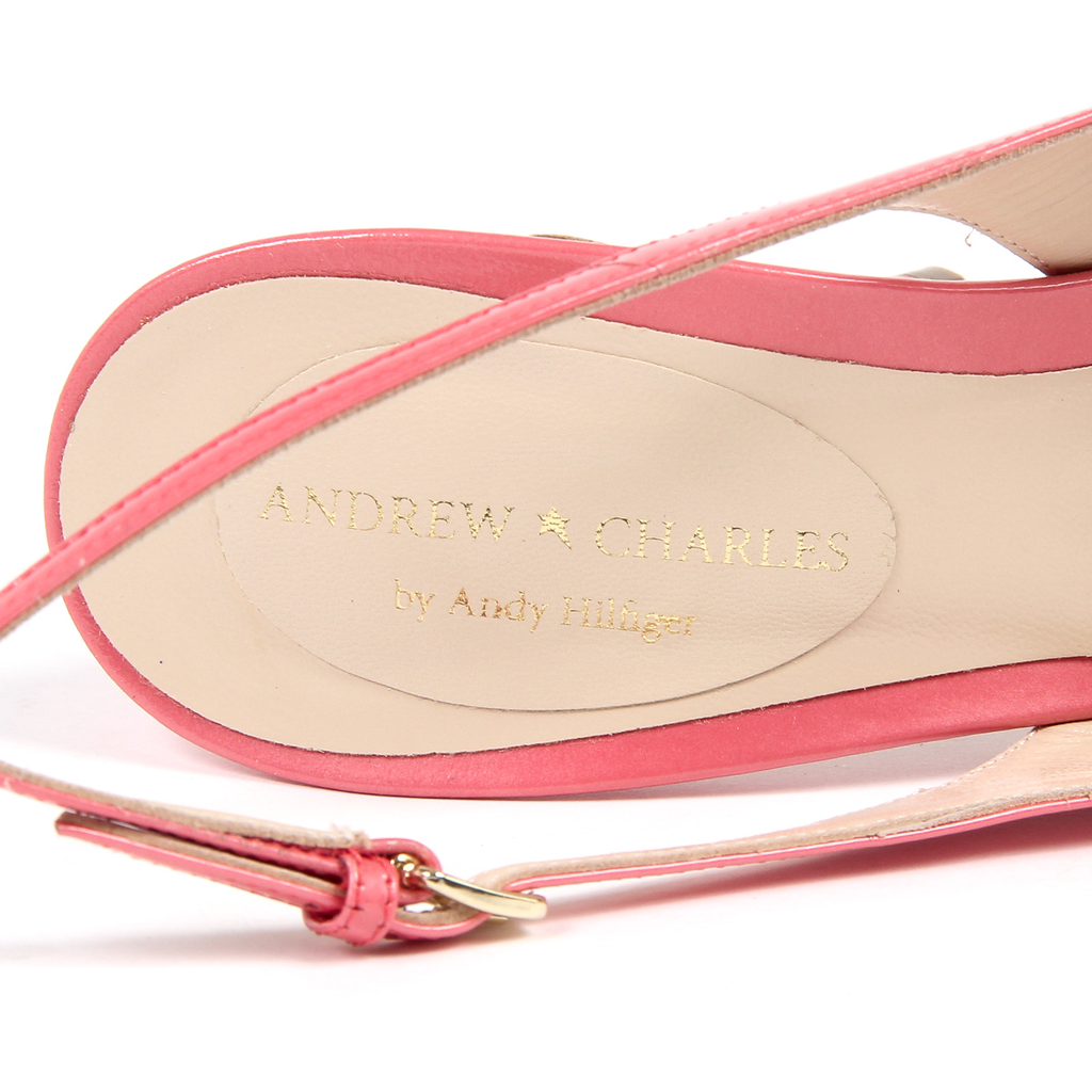 Zapatos de salón con tira trasera para mujer Andrew Charles By Andy Hilfiger, color rosa LINCOLN