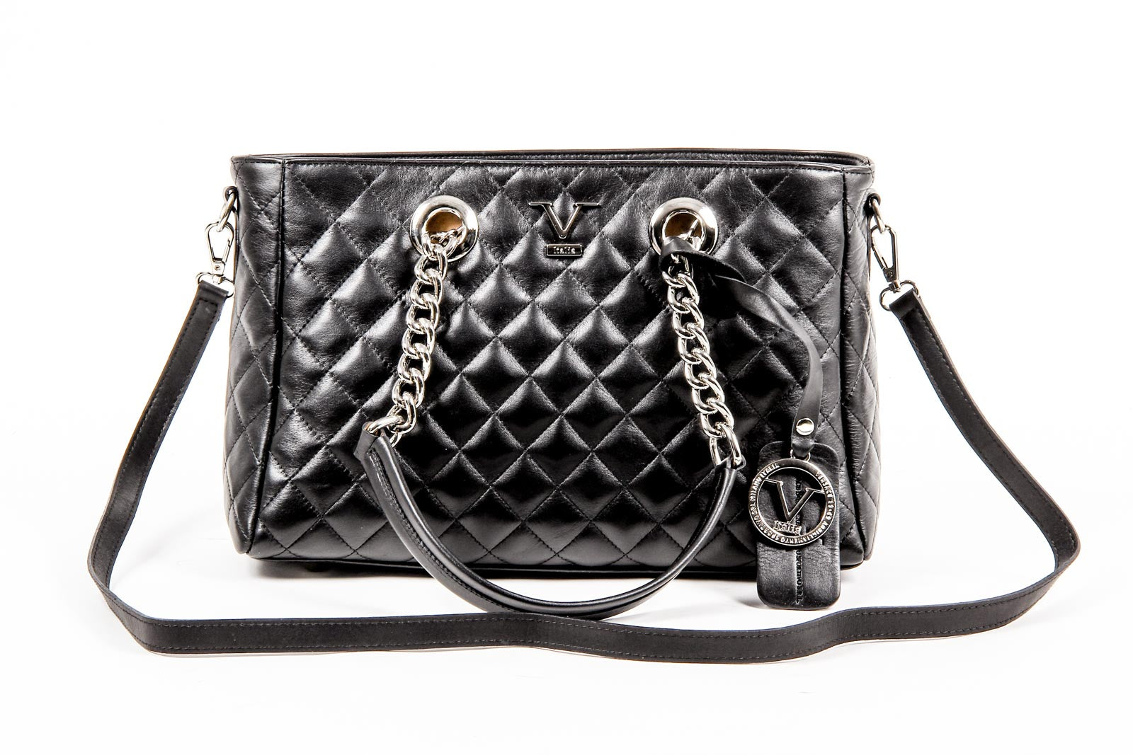 Bolso de mano para mujer V 1969 Italia V011 S NEGRO