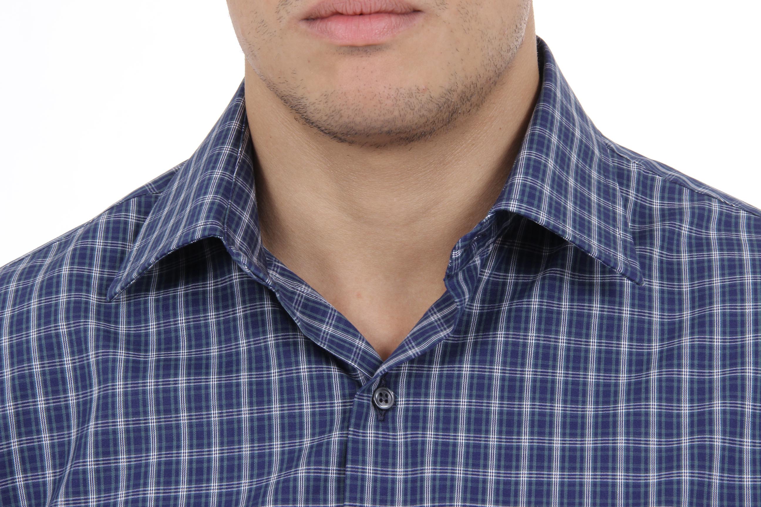 Camisa clásica moderna V 1969 Italia para hombre, talla 377 VAR. 033