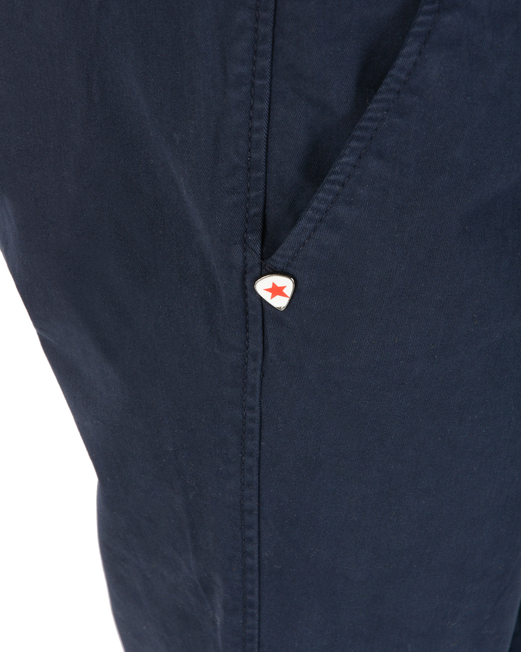 Pantalones de mujer Andrew Charles de corte regular YOKO NAVY