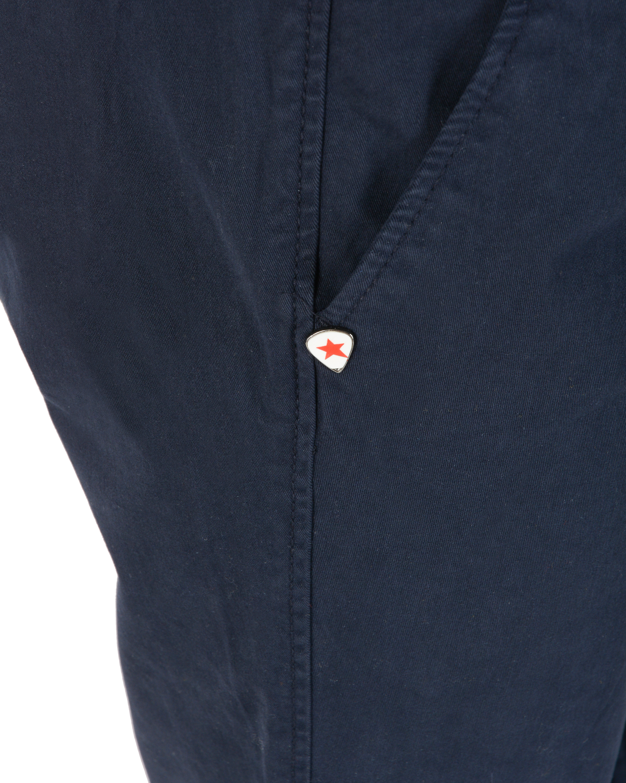 Pantalones de mujer Andrew Charles de corte regular YOKO NAVY