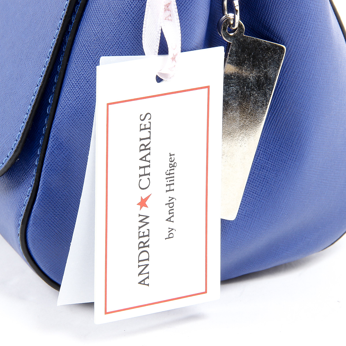 Andrew Charles Womens Handbag Blue VERA