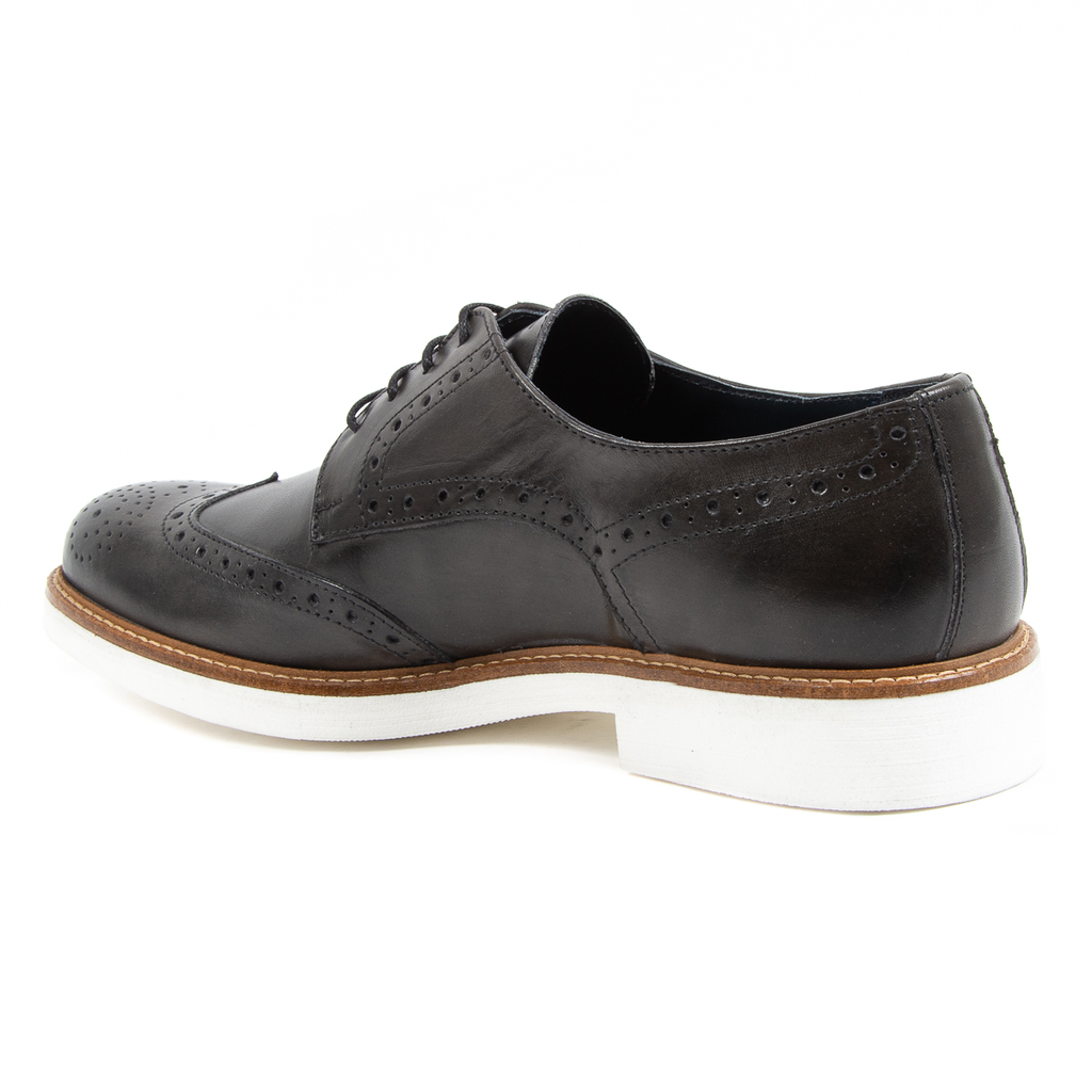 V 1969 Italia - Zapatos brogue para hombre, color gris oscuro, VINCENT
