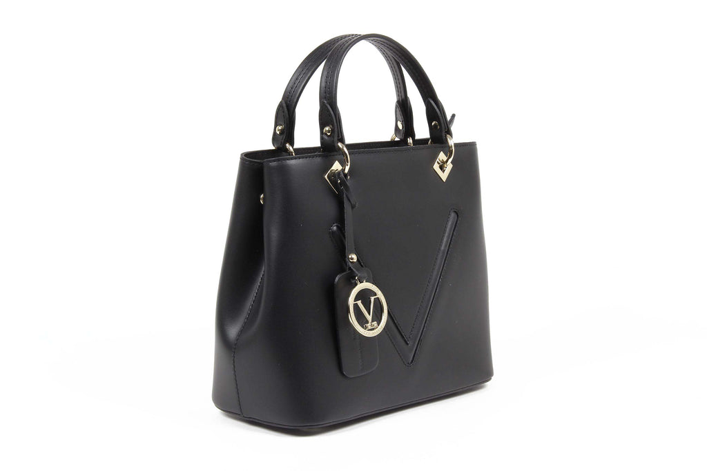 Bolso de mano para mujer V 1969 Italia V004/2 RUGA NERO