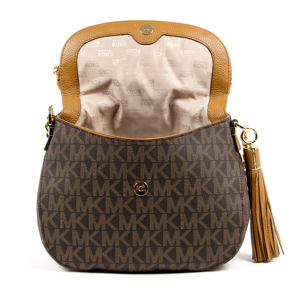 Michael Kors Womens Handbag BEDFORD 35T7GBFL2B BRN ACORN