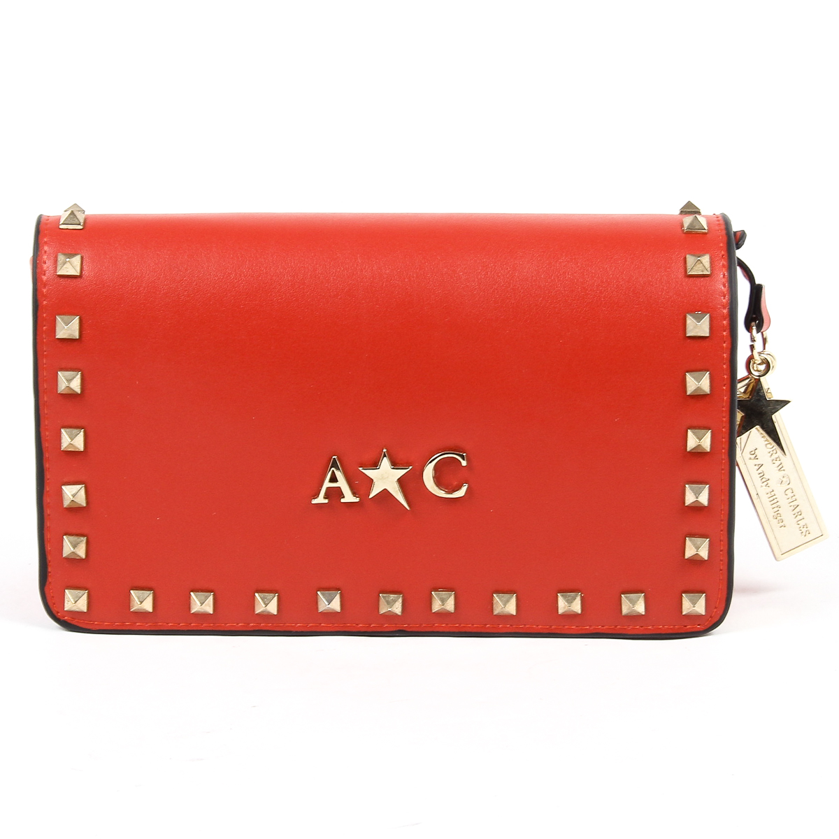 Bolso de mano Andrew Charles para mujer, color rojo, PAIGE
