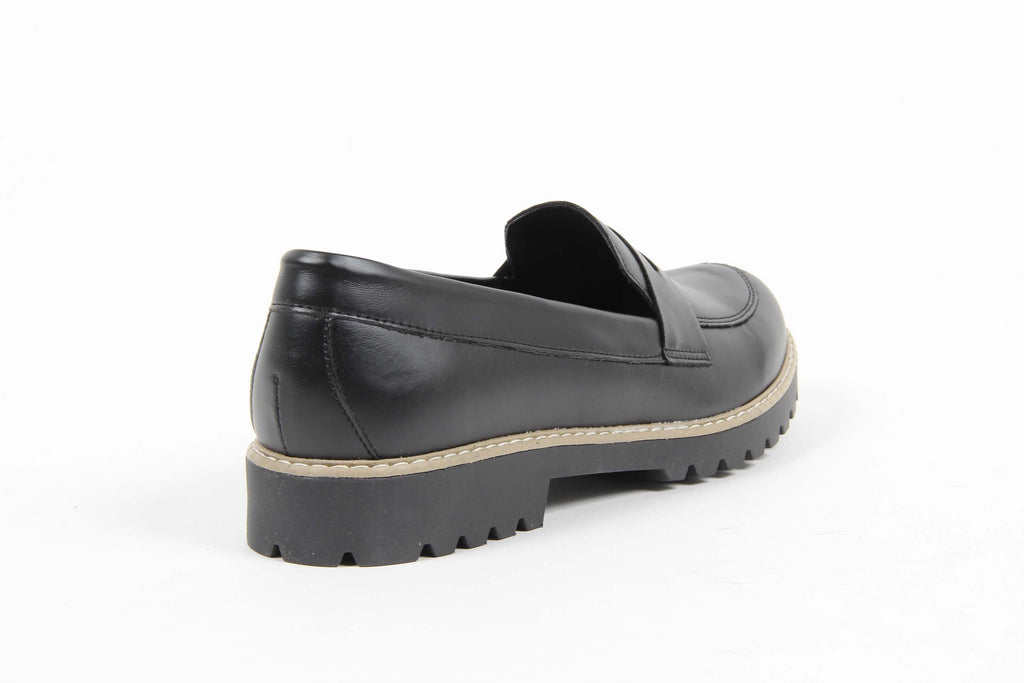 Mocasines italianos para mujer V 1969 MARGIE 3 PRINC. NERO