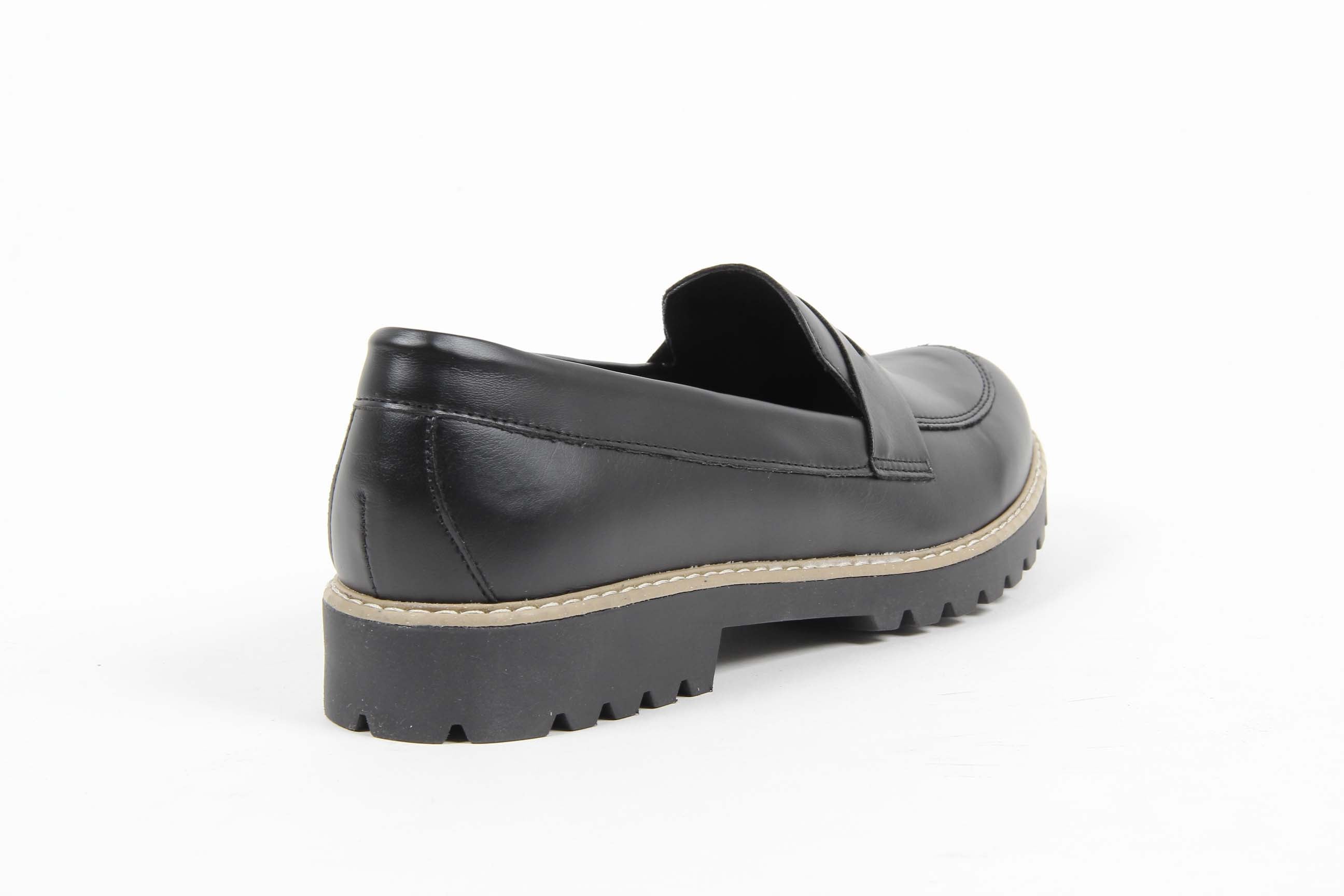 Mocasines italianos para mujer V 1969 MARGIE 3 PRINC. NERO